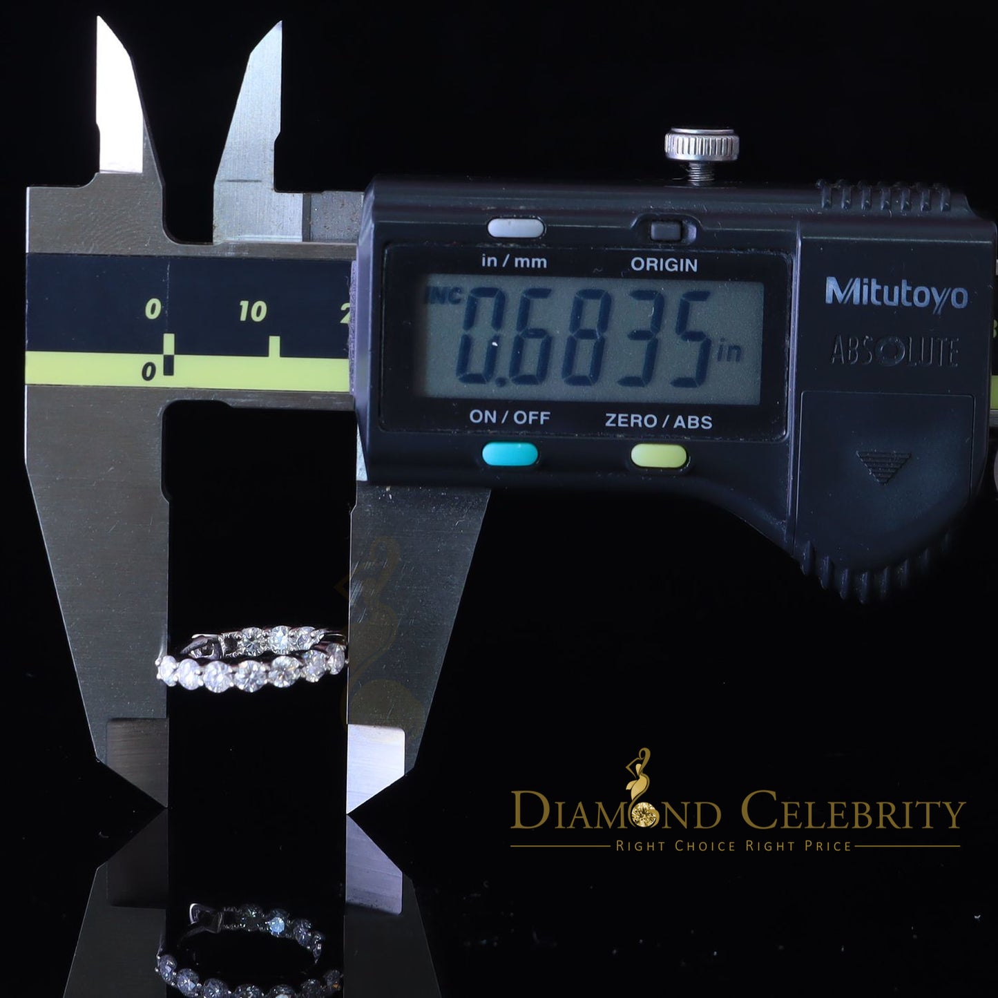 Diamondcelebritees 2.50ct Moissanite White 925 Sterling Silver Women's In and Out Hoop Earrings