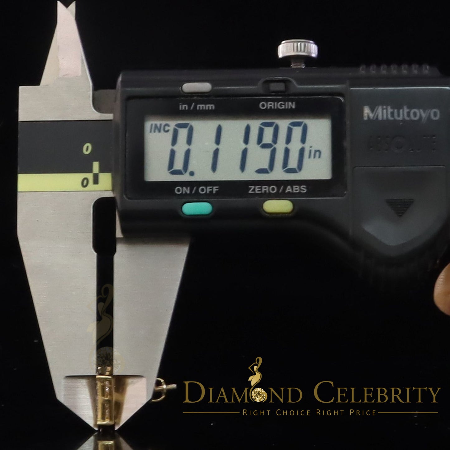 DiamondCelebritees 925 Sterling Silver 0.25ct Diamond Yellow Stud Men's/ Women's Earrings
