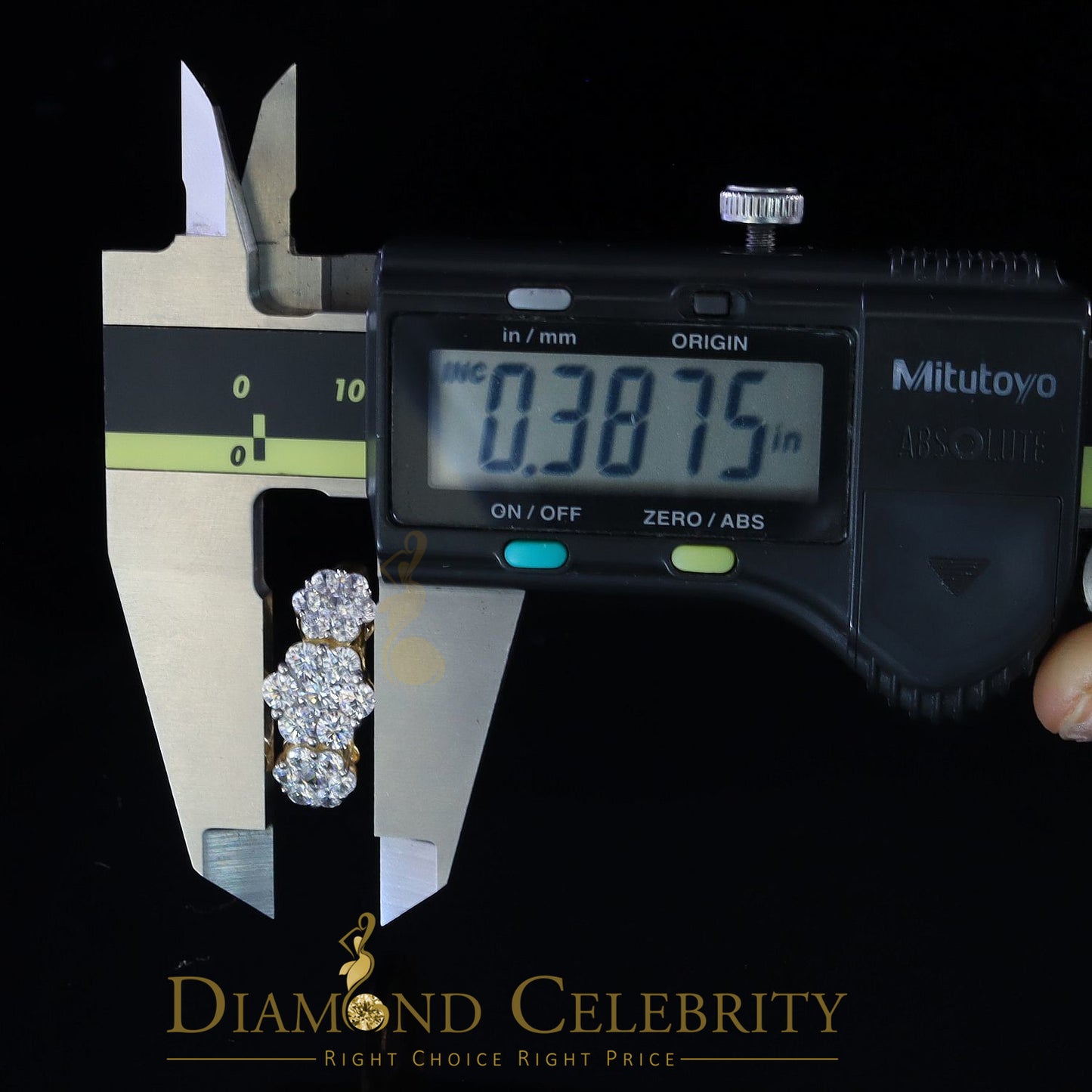 DiamondCelebritees 925Sterling Yellow Silver Floral-Shaped Cubic Zirconia 3.50ct Womens Ring SZ 7.5