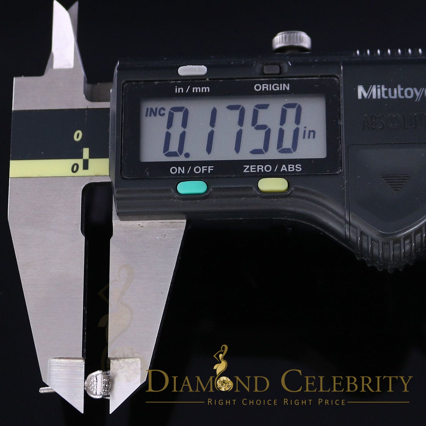 DiamondCelebritees 0.05ct Diamond Collection White 925 Sterling Silver Women & Men Square Earrings