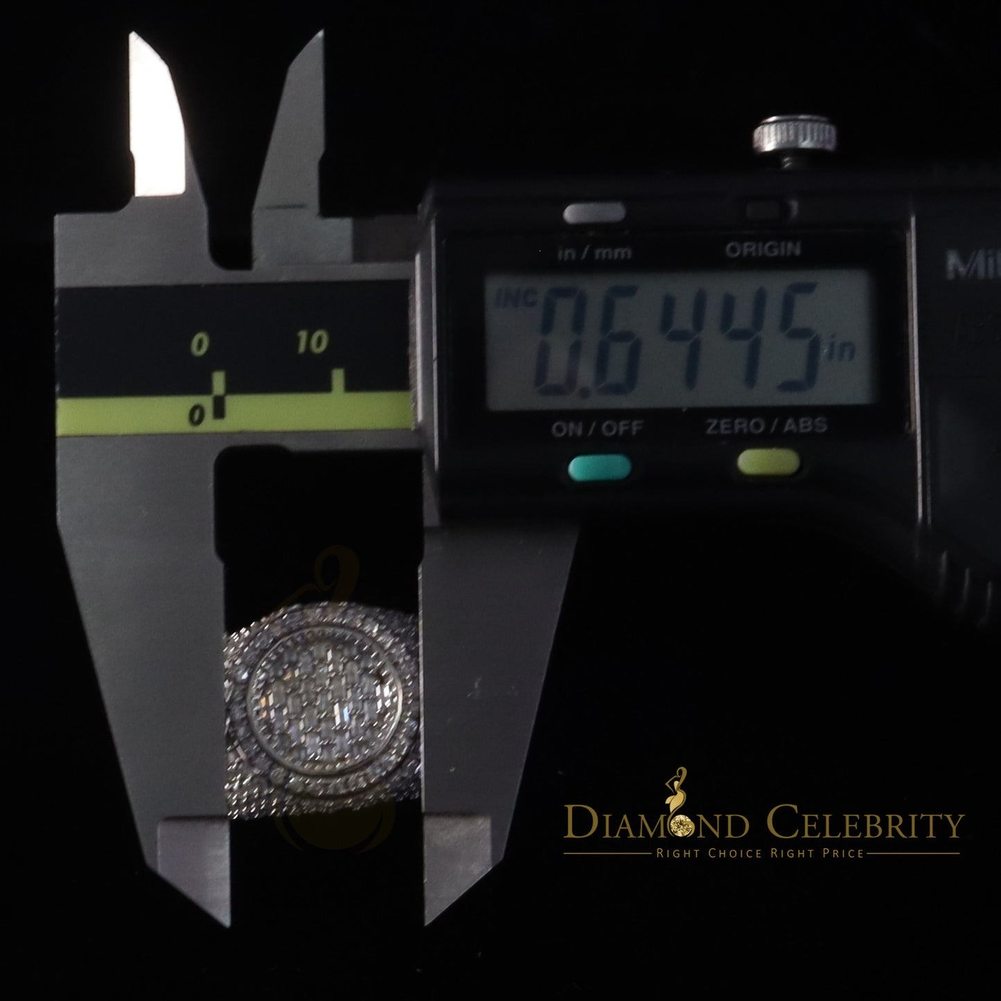 DiamondCelebritees White Sterling 925 Silver 5.50ct Buguette VVS D Moissanite Round Mens Ring SZ 10