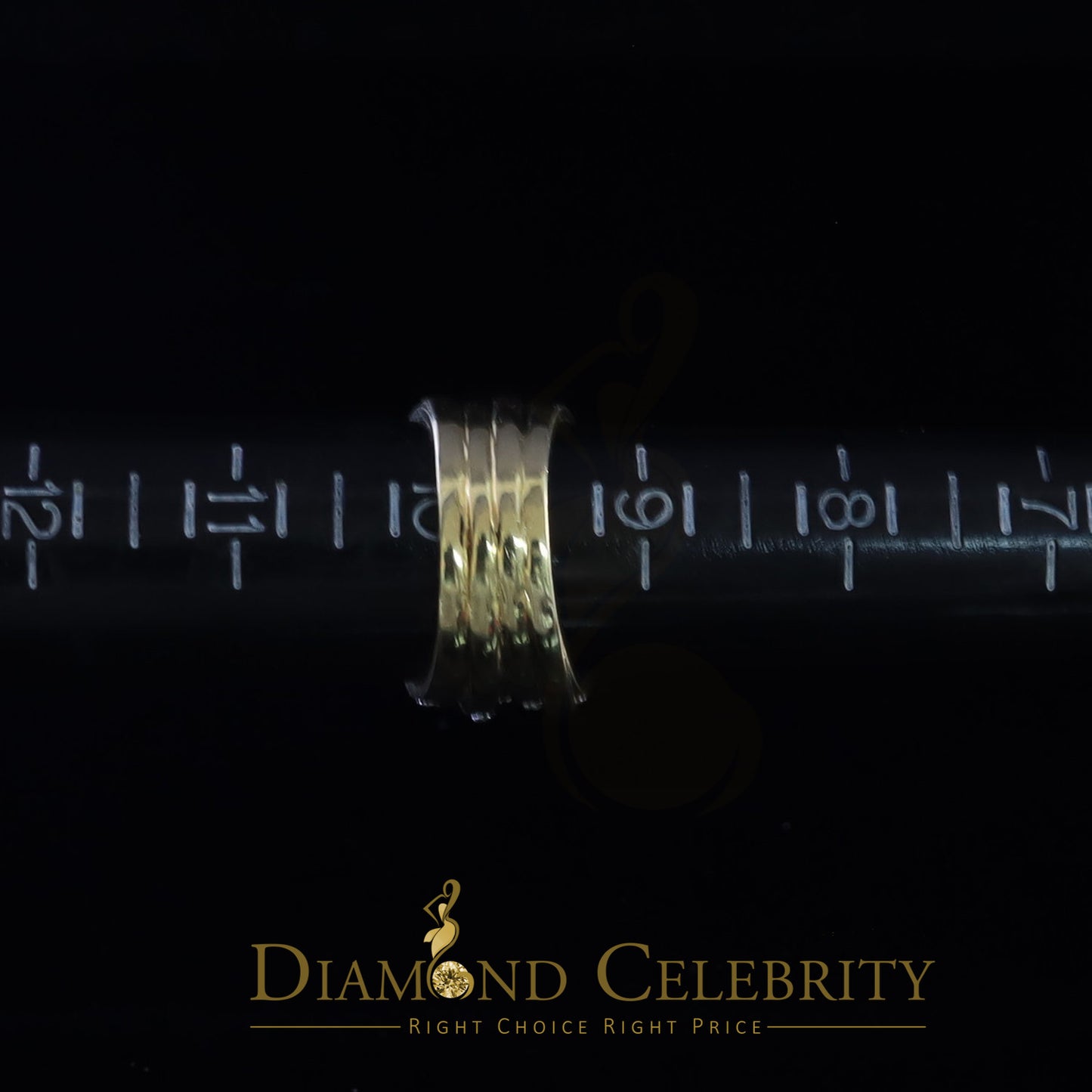 DiamondCelebritees 1.50 ct 925 Sterling Yellow Silver Cubic Zirconia Cocktail Womens Ring Size 9.5