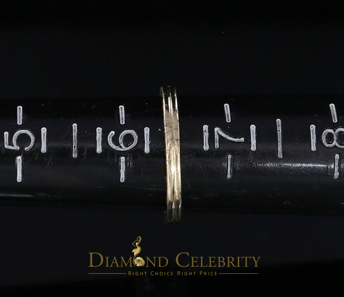 DiamondCelebritees Real 14 kt Yellow Gold 0.25 CT Real Diamond SQUARE Shape Womens Ring Size 6.5