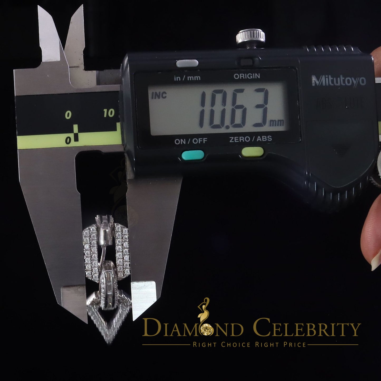 Diamondcelebritess New Dangling 925 Silver White 2.00CT VVS 'D Bugget Rd Moissanite Womens Earrings