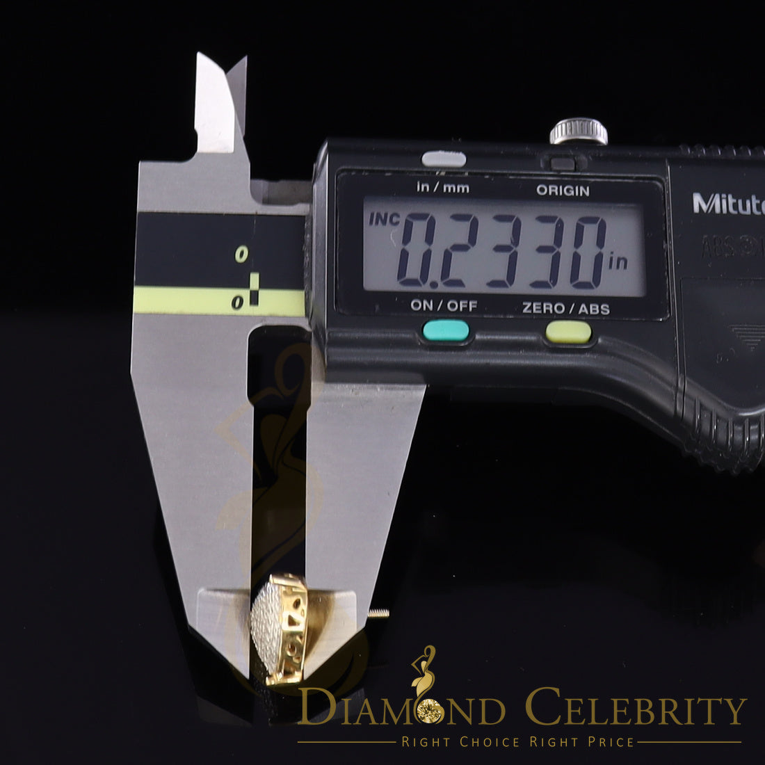 DiamondCelebritees Style Heart 925 Yellow Silver 0.25ct Diamond Women's & Men's Fashion Earrings