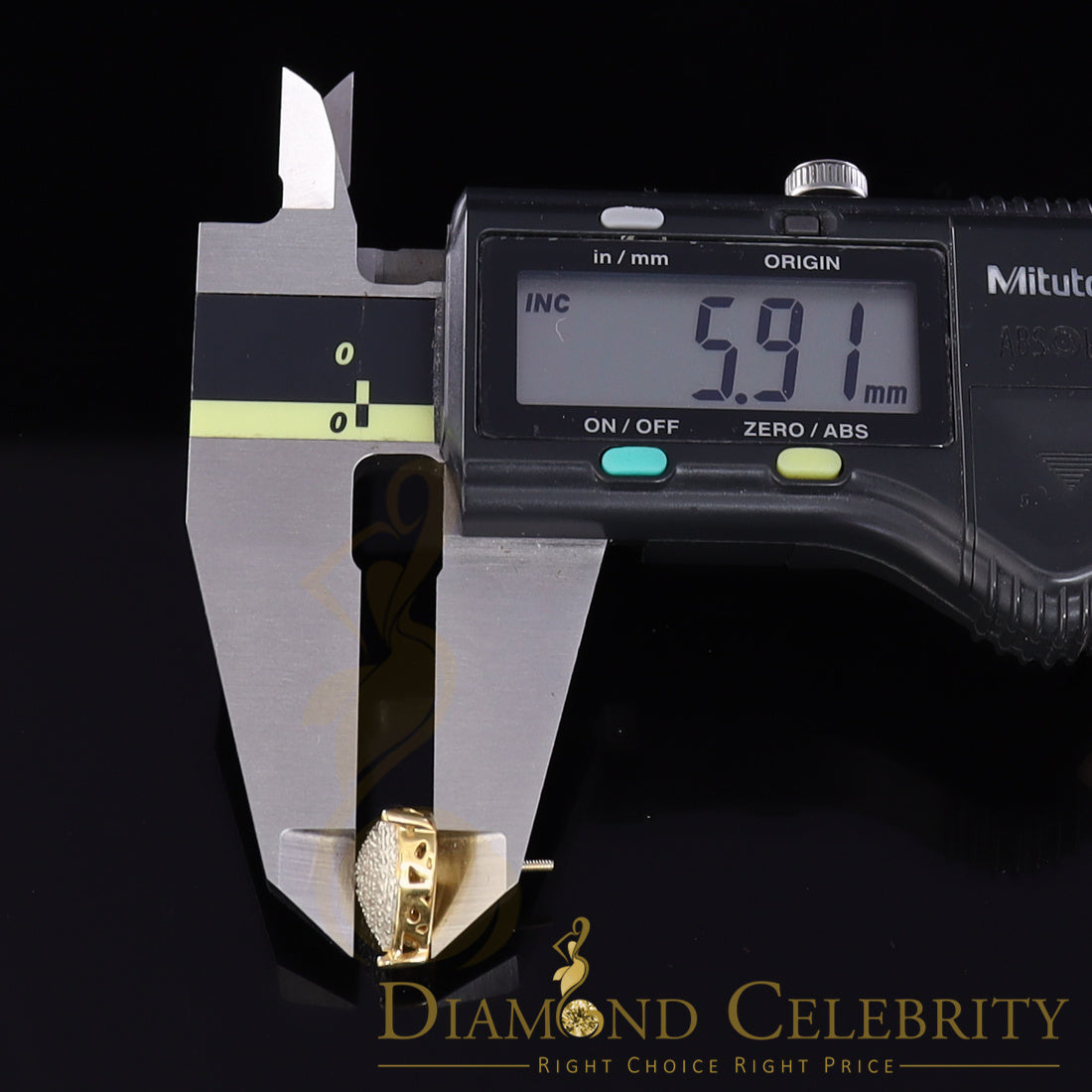 DiamondCelebritees Style Heart 925 Yellow Silver 0.25ct Diamond Women's & Men's Fashion Earrings