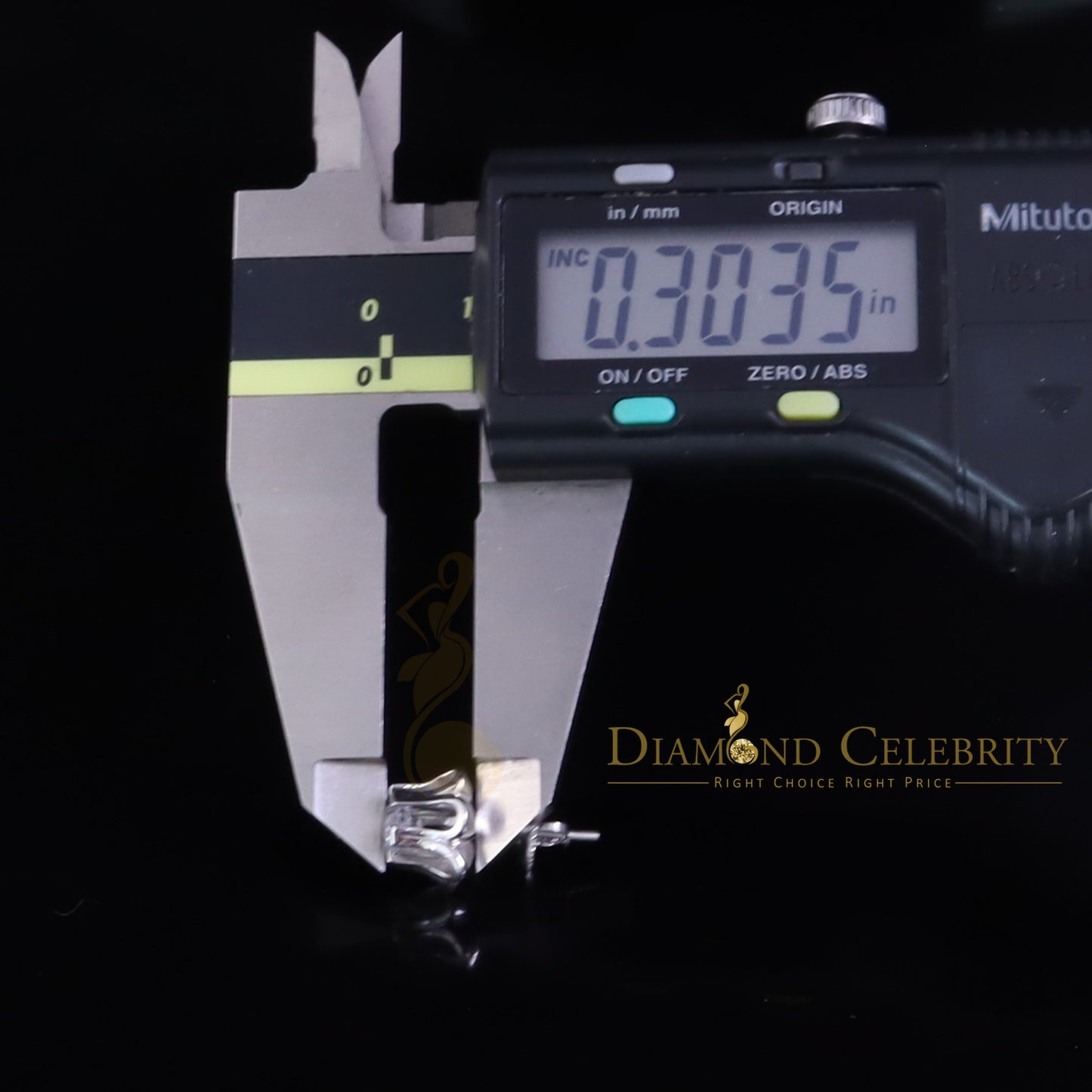 DiamondCelebritees 925 Cubic Zirconia Round Shape White Silver Buttercup Stud 1.00ct Earrings Women