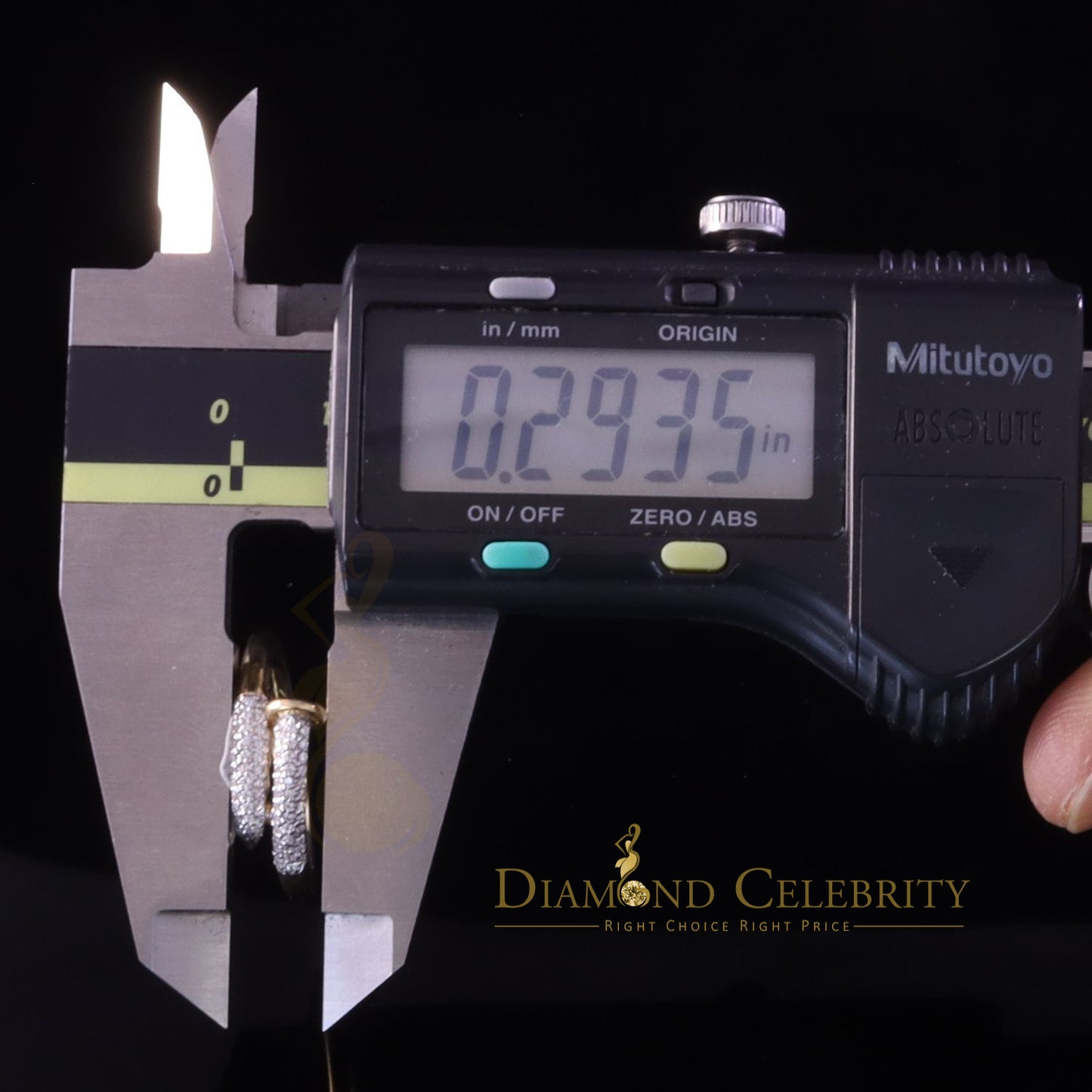 DiamondCelebritees 0.52ct Cubic Zirconia Yellow Sterling Silver Men's/ Women Engagement Ring Size 8