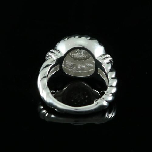 DiamondCelebritees 0.58ct Sterling White Silver Round Shape 925 Cubic Zirconia Womens Ring size 7