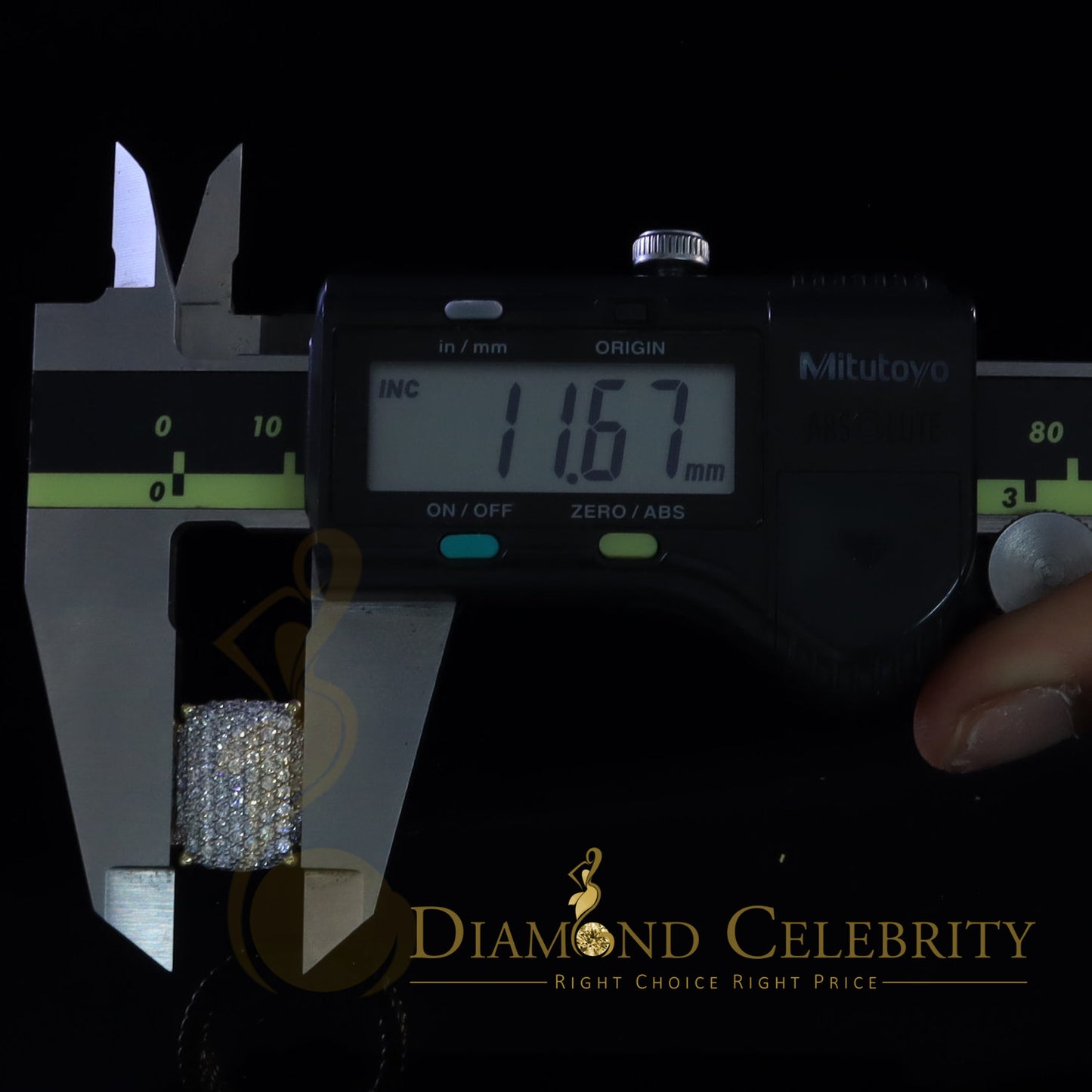 DiamondCelebritees 925 Silver Yellow 1.94ct Cubic Zirconia Adjustable Men's Ring From SZ 8 to 10