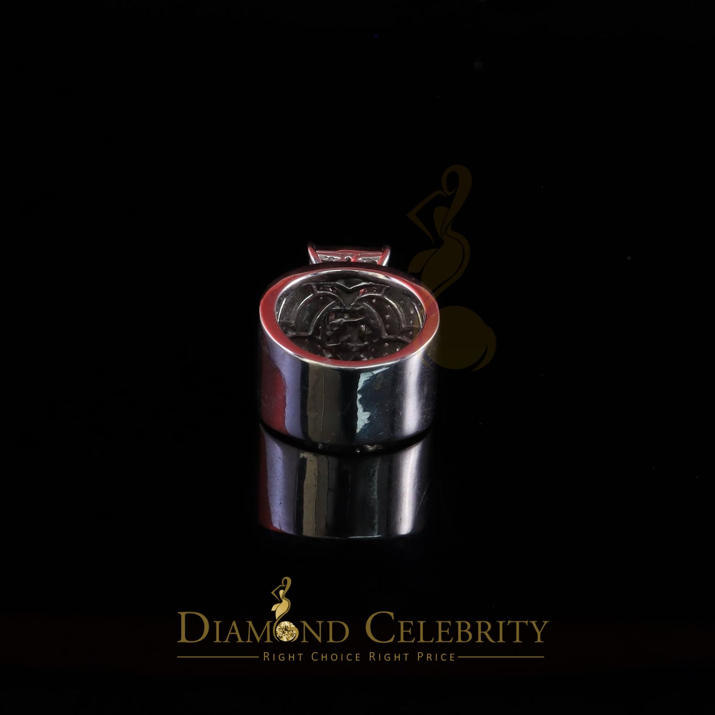 DiamondCelebritees 925 White Sterling Silver CZ 7.00ct Women's Cindarella Ring Size 8