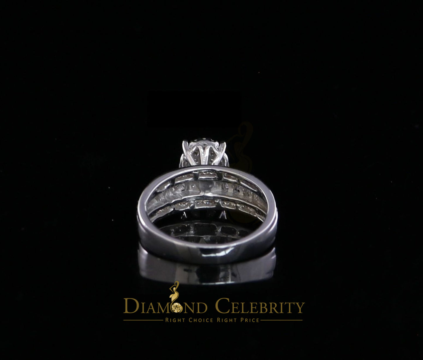 DiamondCelebritees 0.50 CT Real Diamond Womens Sterling Silver White Ring Size 7 marquise shape