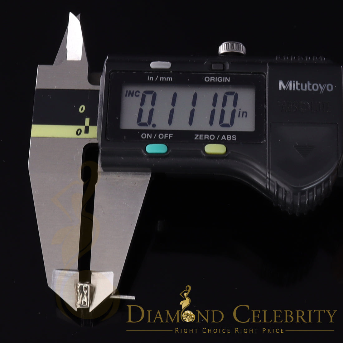 DiamondCelebritees 925 White Silver 0.20ct Diamond Women's/ Men's Stud Square Fashion Earrings