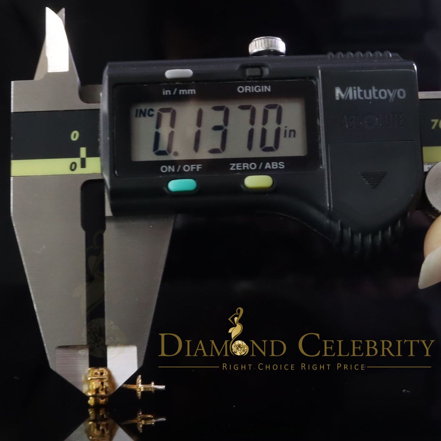 DiamondCelebritees Yellow 925 Silver Sterling 2.06ct Cubic Zirconia Hip Hop Floral Women's Earrings