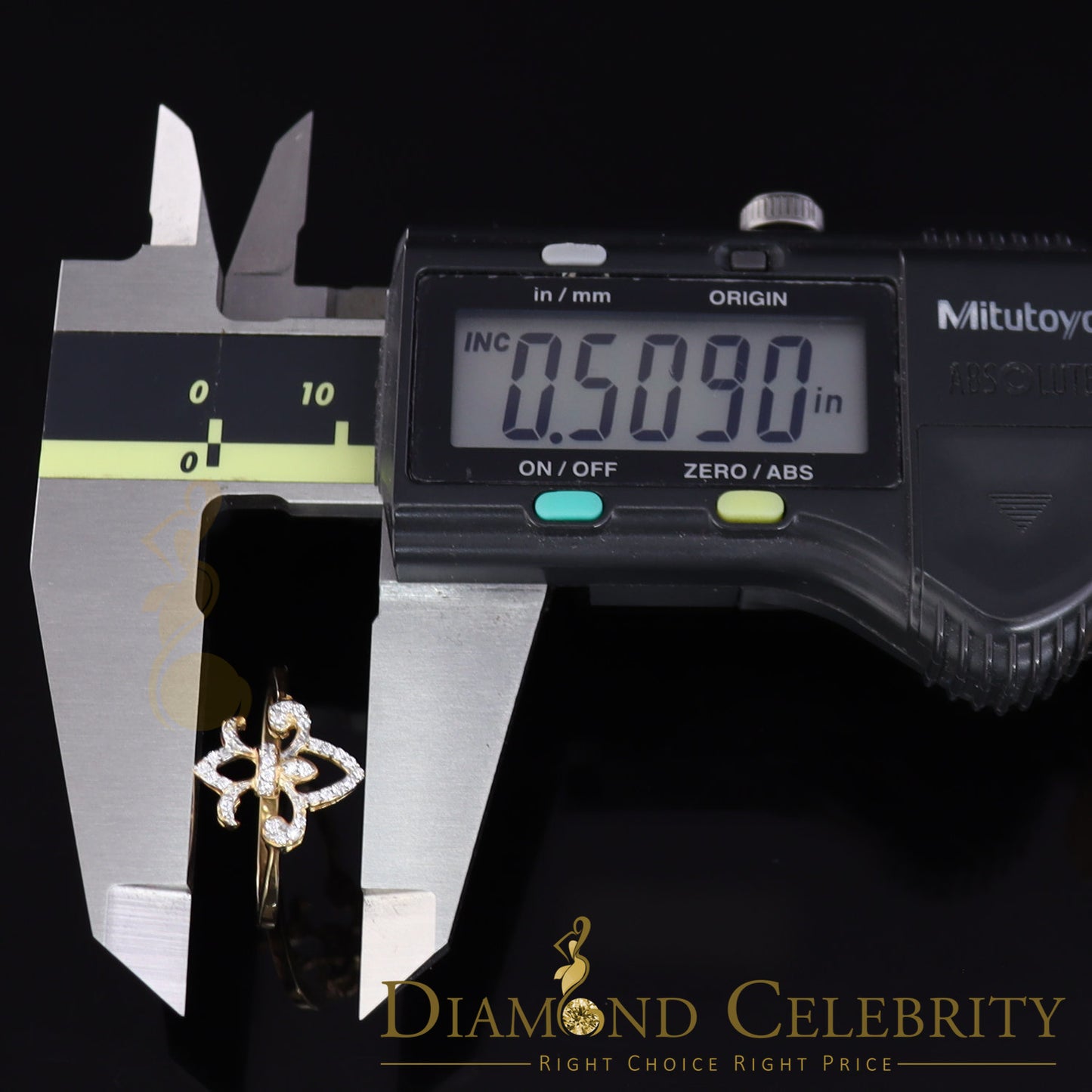 DiamondCelebritees 0.30ct Cubic Zirconia Yellow 925 Sterling Silver Saints Womens Gifts Ring Size 7