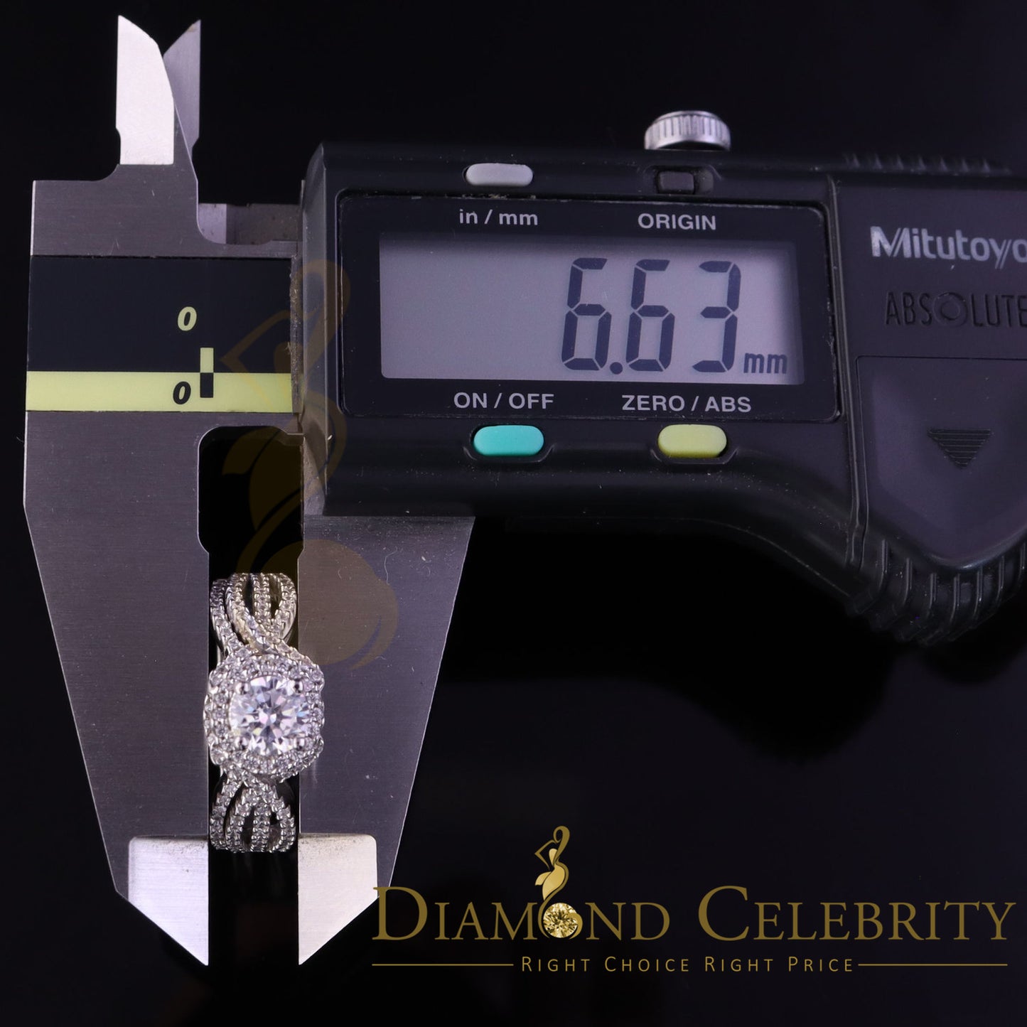 DiamondCelebritees 1.20ct Cubic Zirconia White 925 Silver Men's/ Women 2PC Bridal Rings Size 7