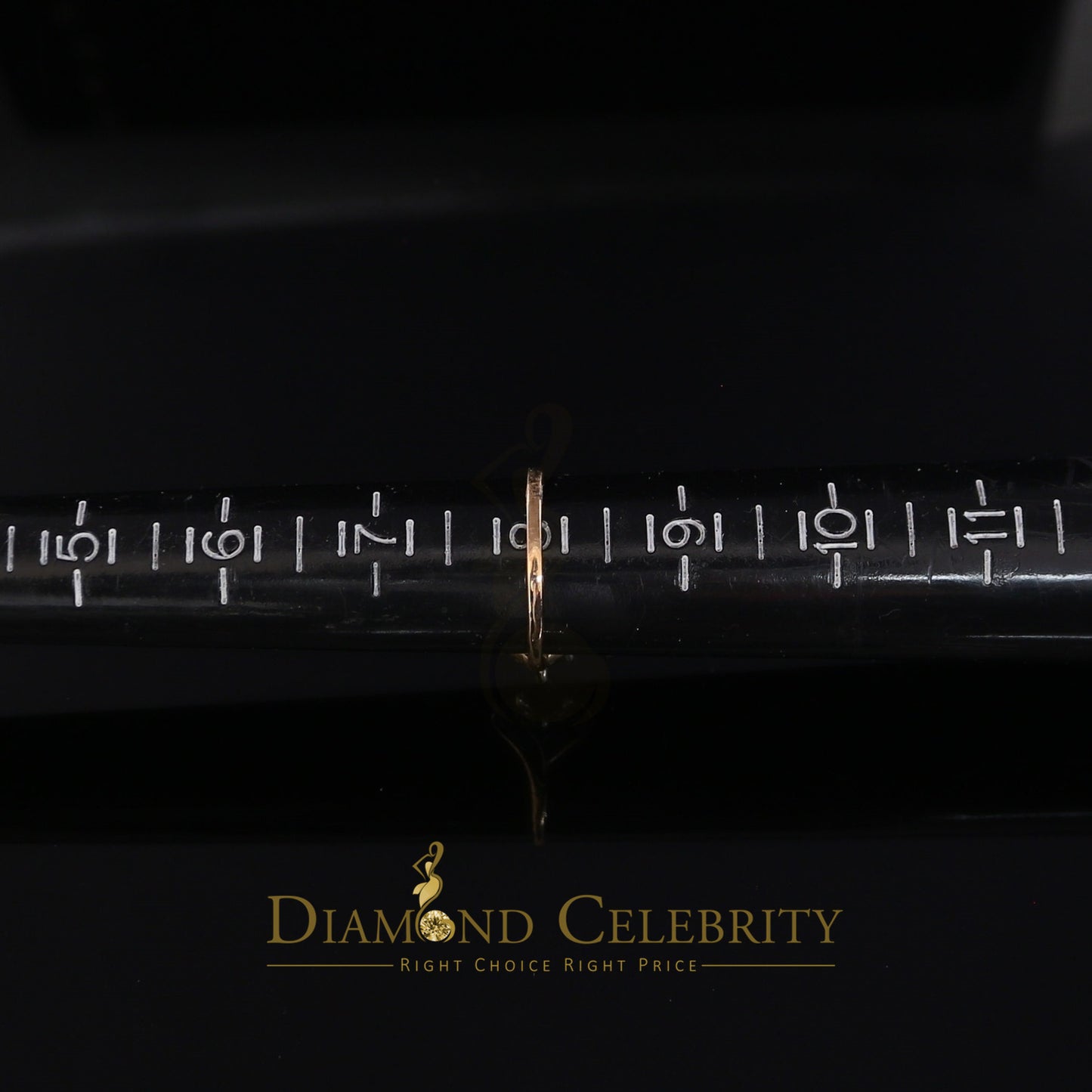 DiamondCelebritees Real 14kt Yellow Gold with 0.25CT Real Diamond FASHION Square Shape Ring Size 8