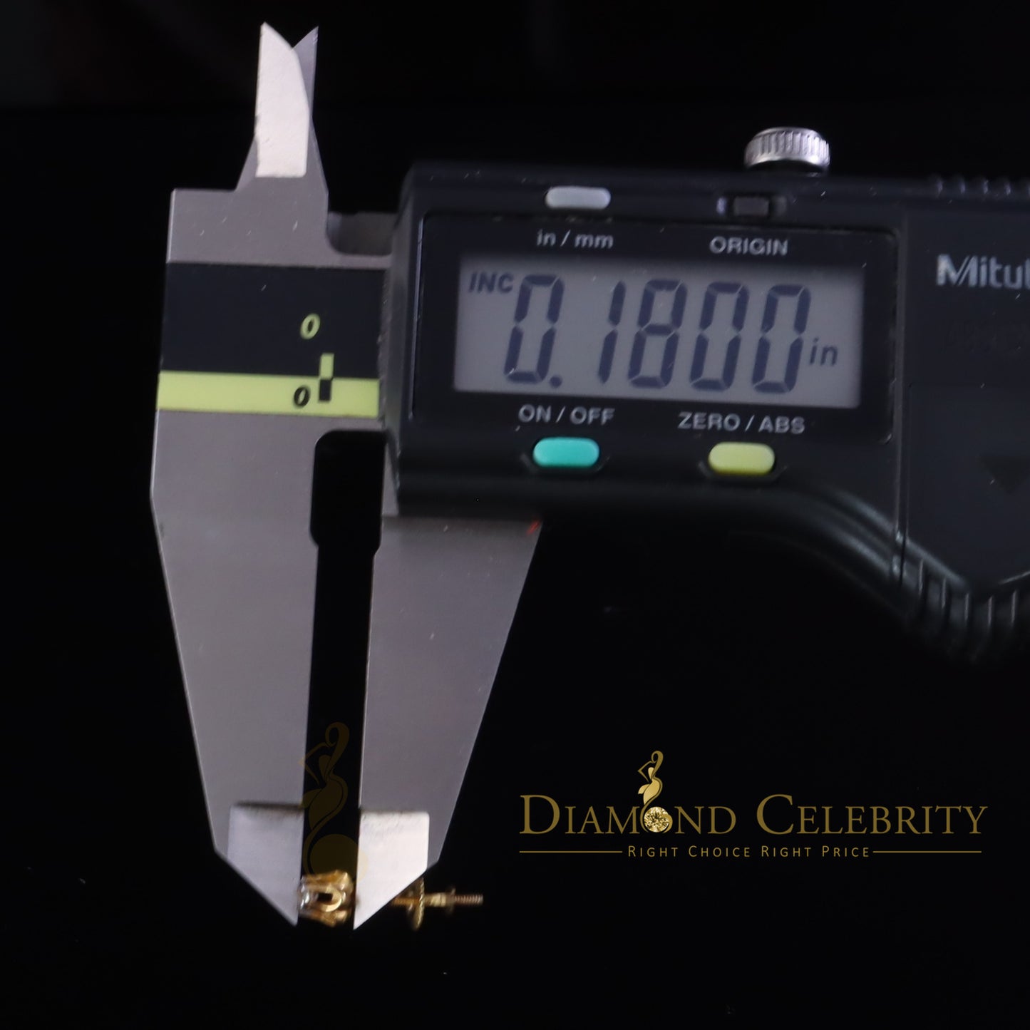 DiamondCelebritees 0.10ct Silver Cubic Zirconia European cut Yellow Buttercup Stud Earings Women's