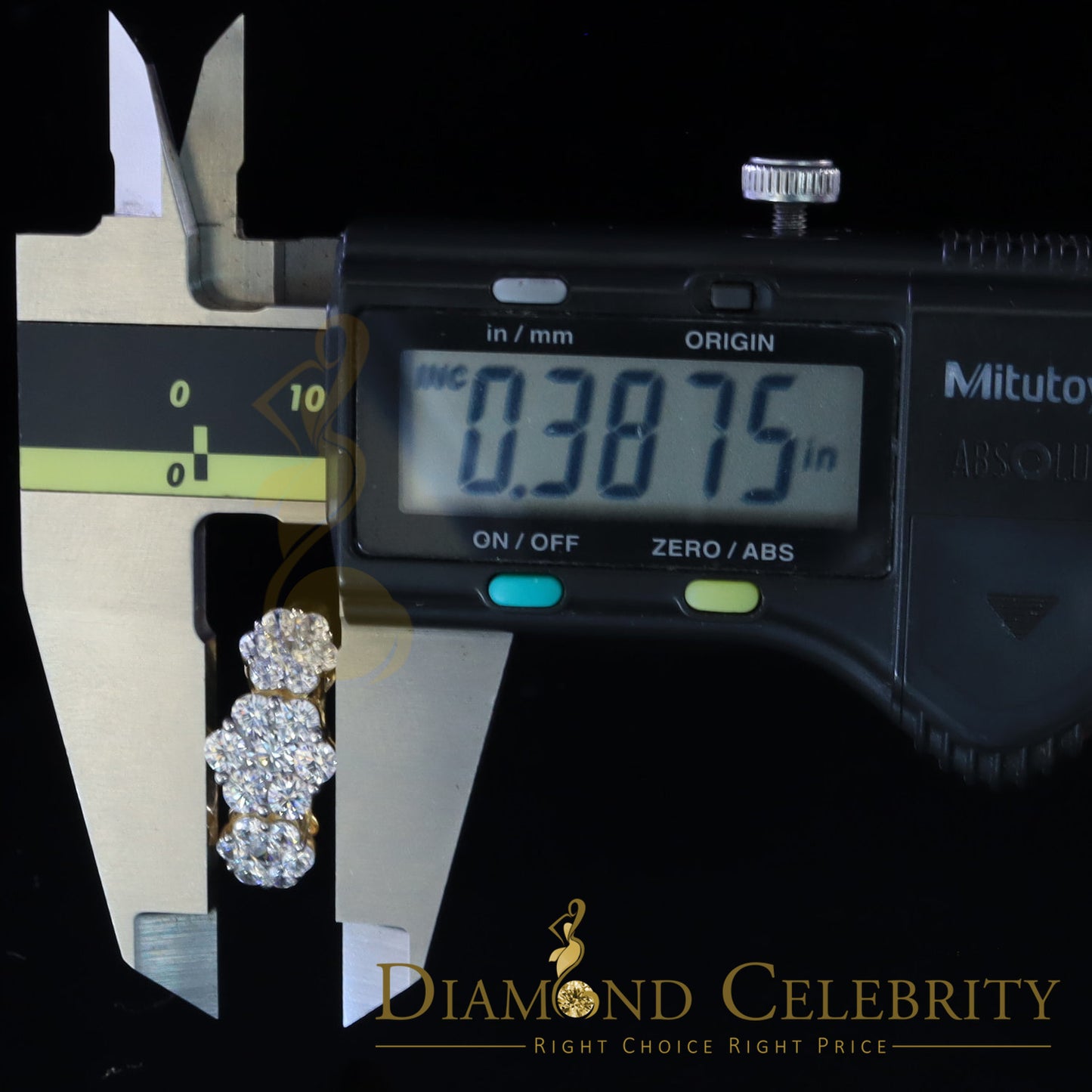 DiamondCelebritees 925Sterling Yellow Silver Floral-Shaped Cubic Zirconia 3.50ct Womens Ring Size 7
