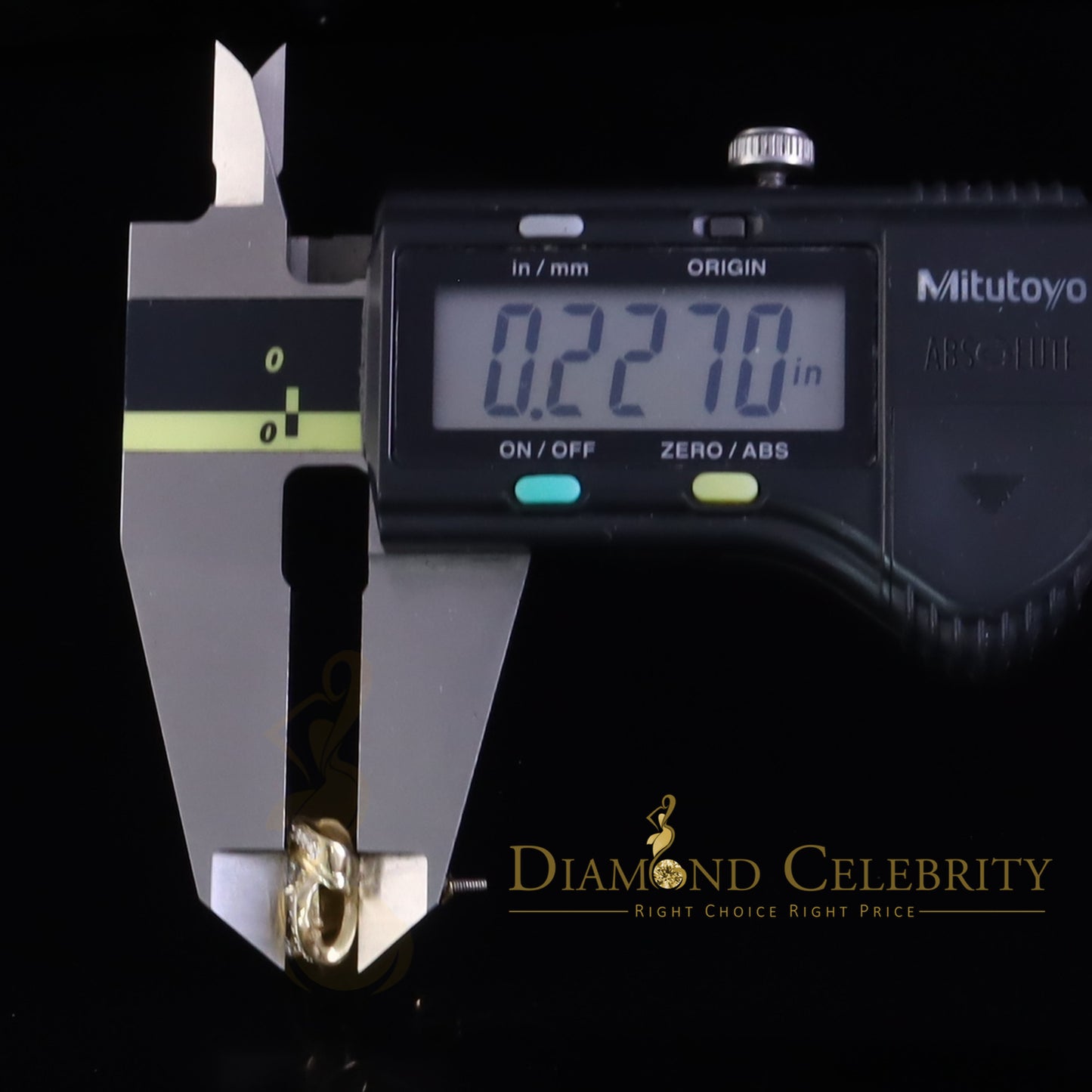 DiamondCelebritees New Men's Knot Stud 1.00ct VVS D Moissanite 925 Yellow Silver Women Earrings