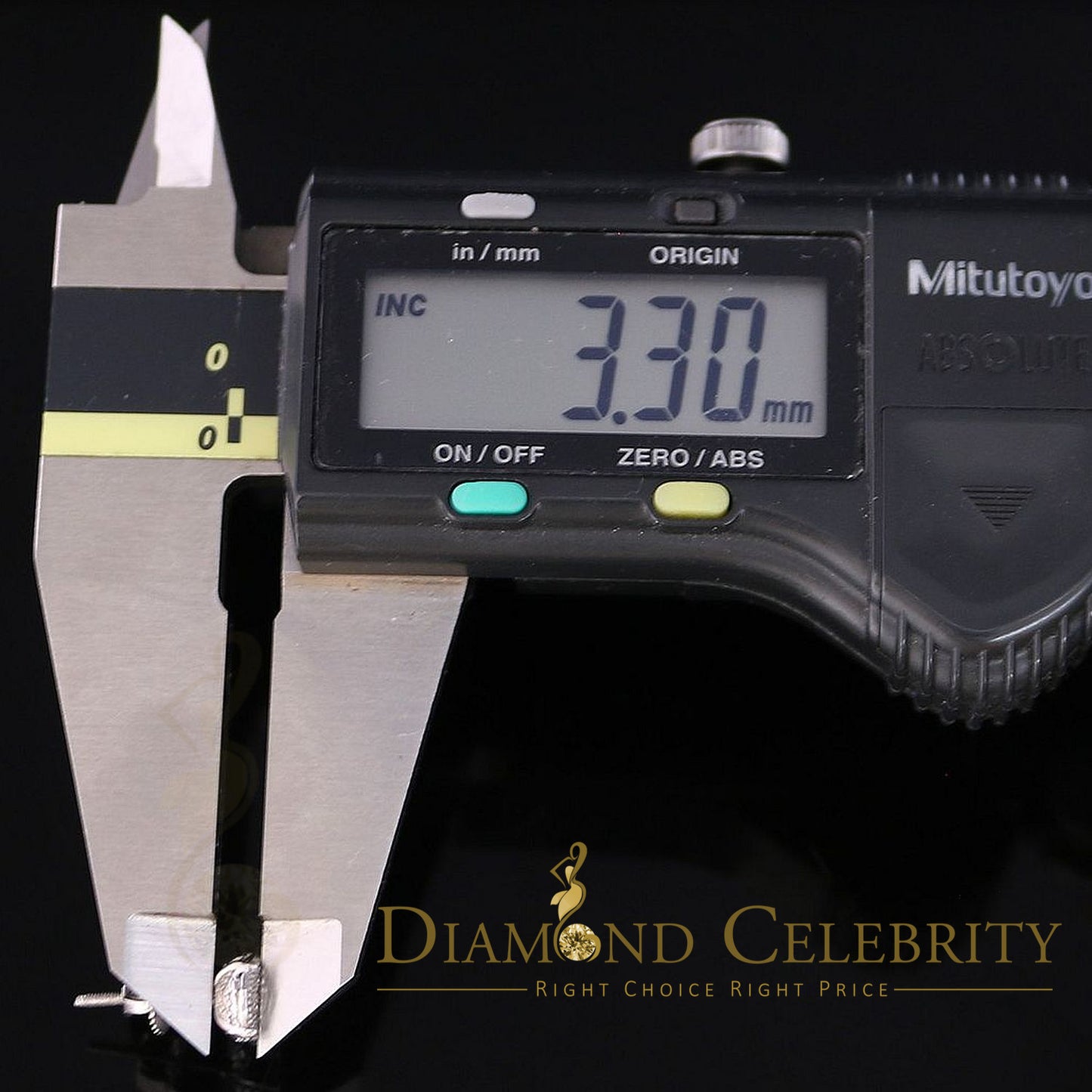 DiamondCelebritees 925 Sterling Silver 0.10ct Diamond For Ladies / Men's White Stud Round Earrings