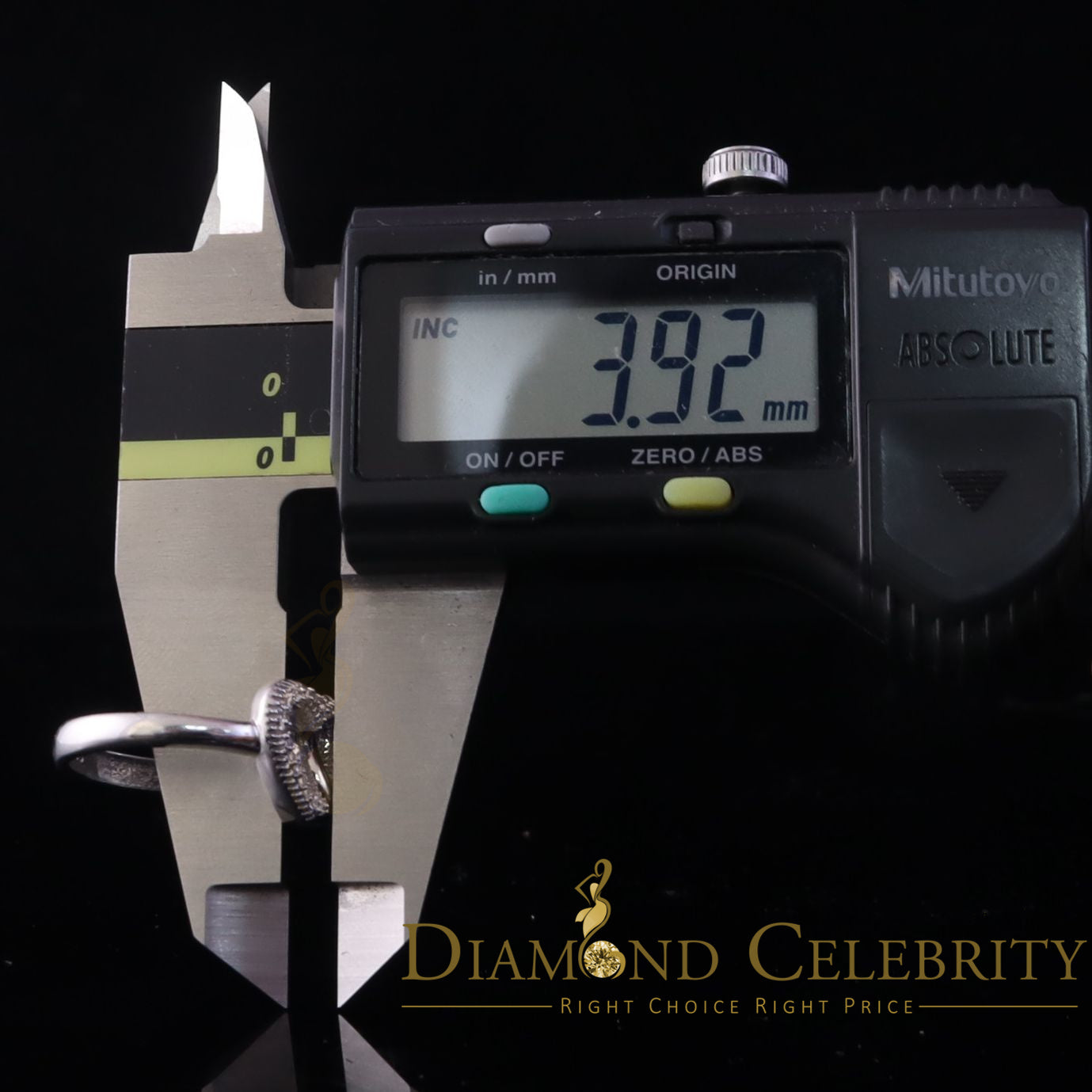 DiamondCelebritees 0.33 ct Cubic Zirconia 925 Sterling White Silver Heart Womens/Men's Ring Size 7