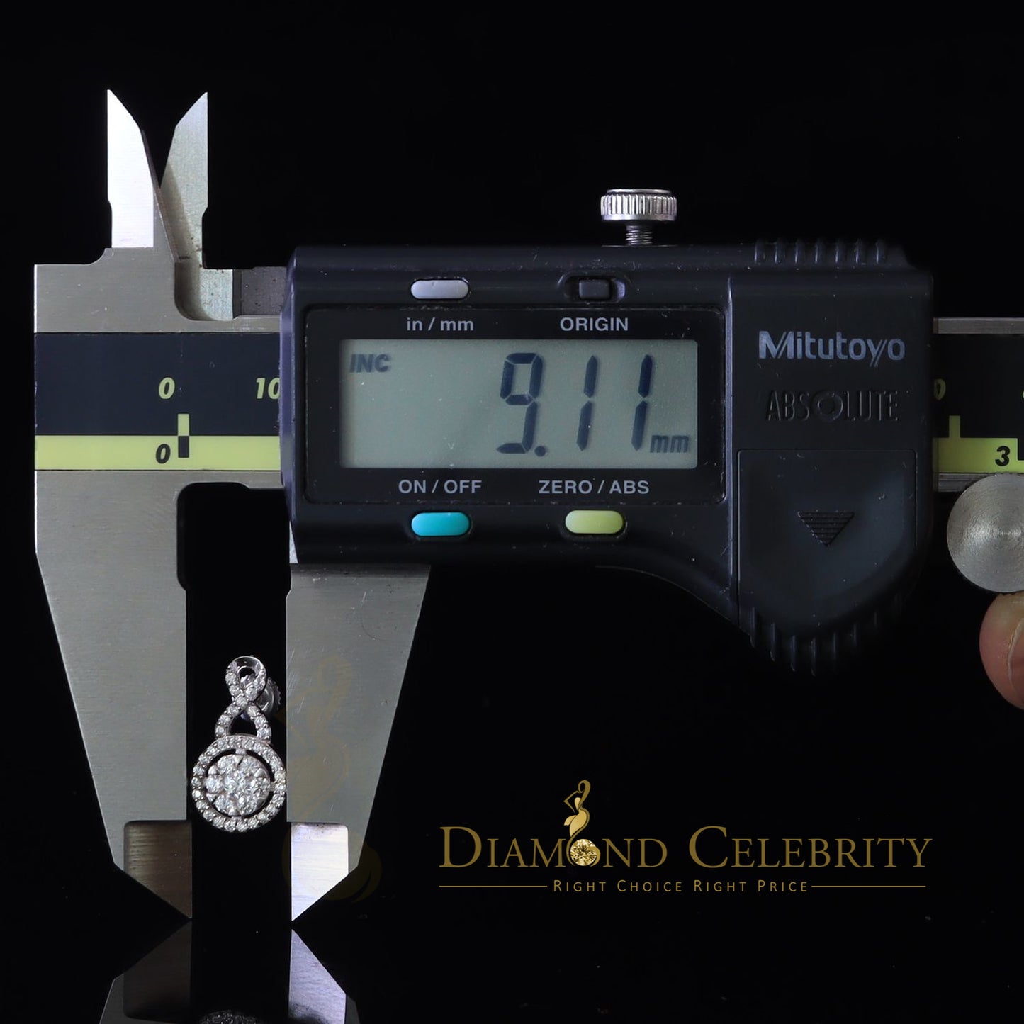DiamondCelebritees Men's /Women's Hip Hop White925 1.50ct Silver Screw Back CZ stud Earring