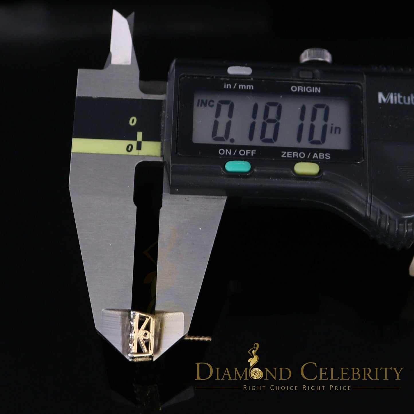 DiamondCelebritees 10K Real Yellow Gold with 1.00CT Real Diamond Men's/Women's Stud Earrings