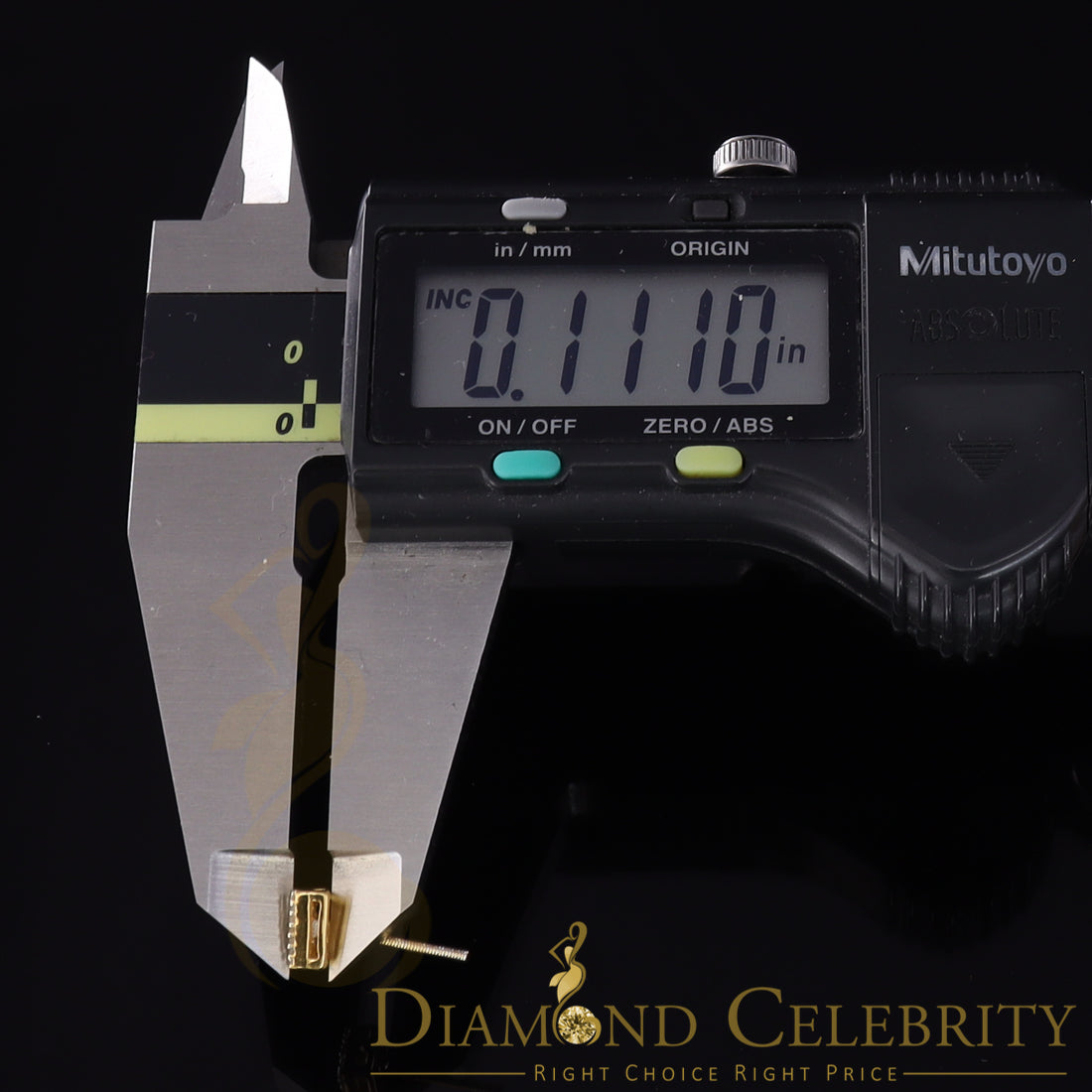 DiamondCelebritees 925 Yellow Silver 0.20ct Diamond Women's/ Men's Stud Square Fashion Earrings