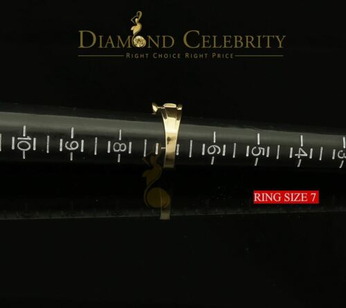 DiamondCelebritees Real Diamond 0.75ct Engagement Silver WomensYellow Rings Size 6.50 Square Shape