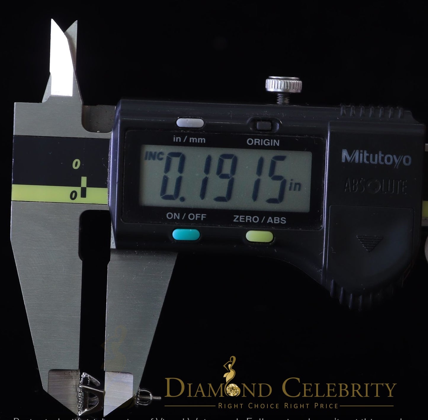 DiamondCelebritees White 925 Silver Screw Back 0.50ct Cubic Zirconia Square Women Stud Earrings