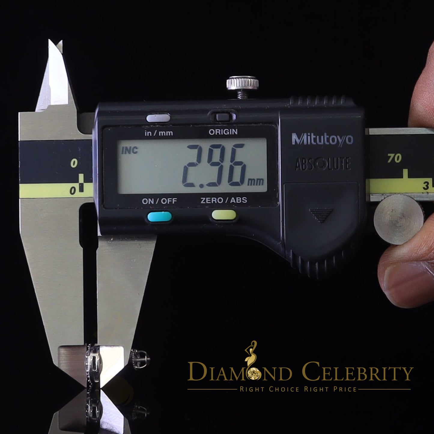 Diamondcelebritees 1.00ct Moissanite White 925 Sterling Silver Women's Circle Shape Nugget Earrings