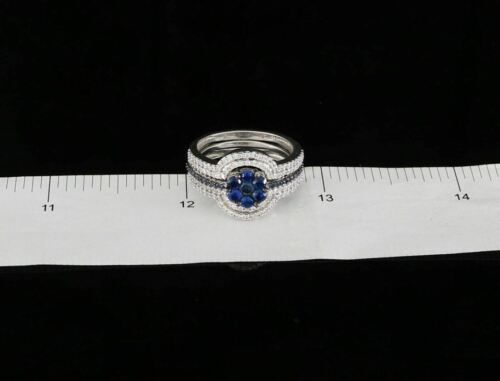 DiamondCelebritees 925 Sterling White Silver 2.50ct Floral Shape Cubic Zirconia Womens Ring SZ 6.5