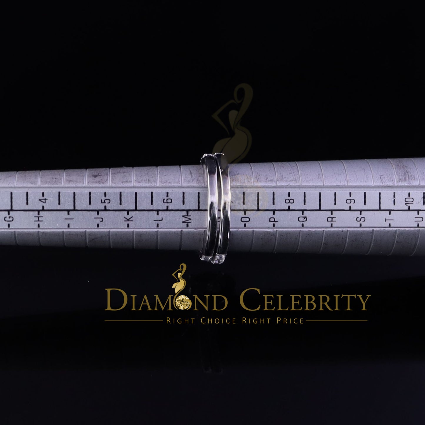 DiamondCelebritees 5.28ct White Cubic Zirconia 925 Sterling Silver Bridal Fashion Womens Ring SZ 7