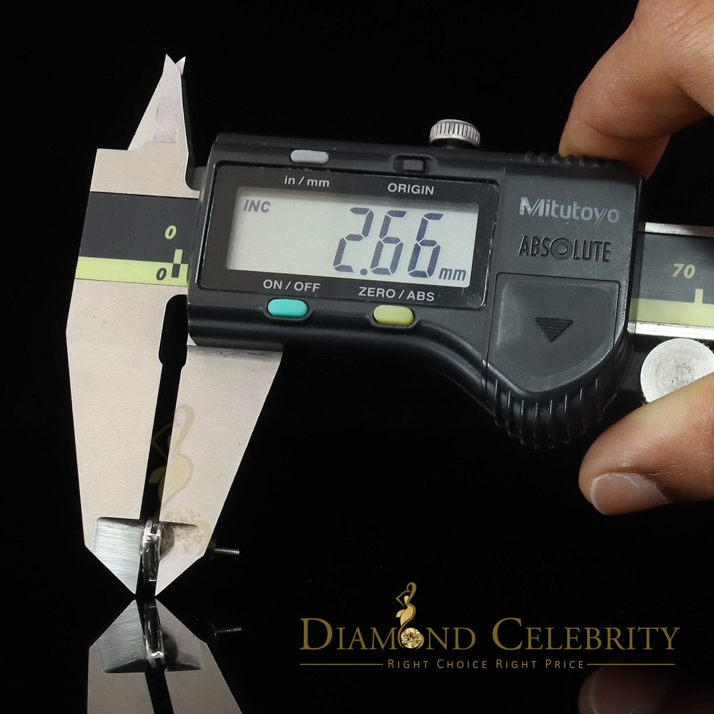 DiamondCelebritees Aretes Para Hombre Heart 925 White Silver 0.25ct Diamond Women's /Men's Earrings