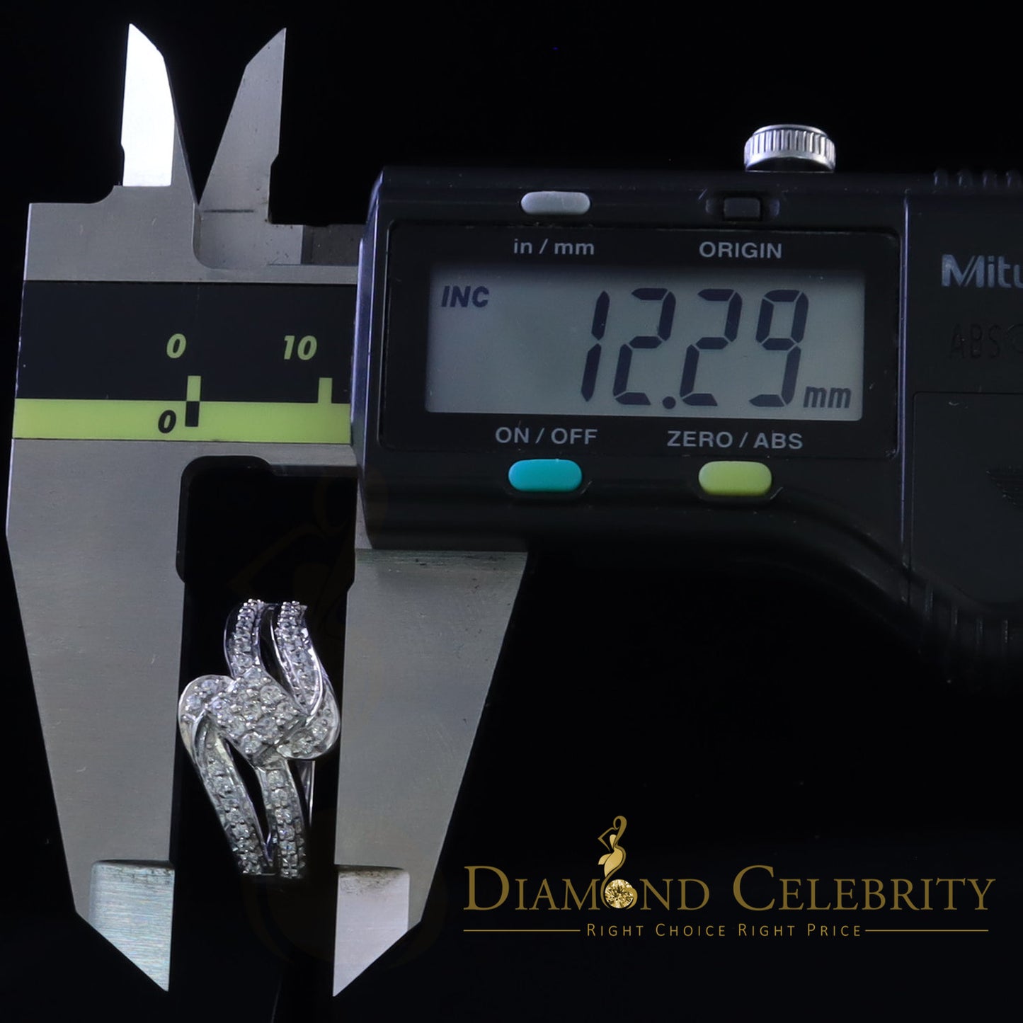 DiamondCelebritees 1.00ct 925 Sterling White Silver 'Z' Round Cubic Zirconia Womens Ring Size 7