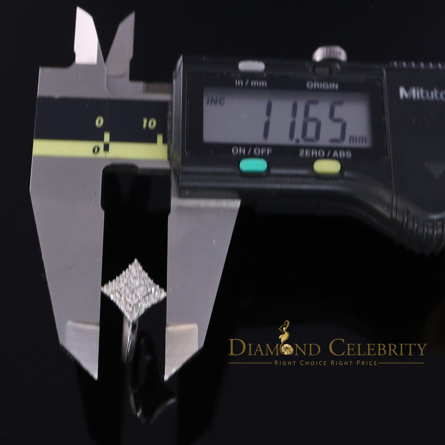 DiamondCelebritees Real 0.50CT Diamond Real 10kt White Gold Womens Ring with KITE Shape Size 6
