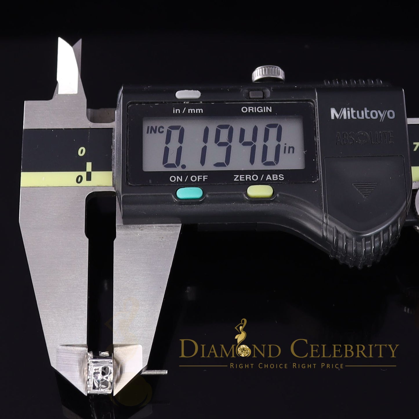DiamondCelebritees White Silver 1.12ct Cubic Zirconia 925 Women's & Men's Hip Hop Square Earrings