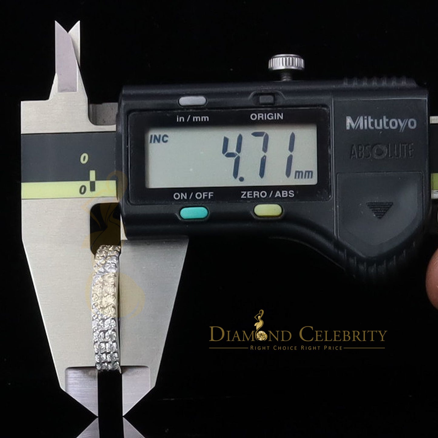 DiamondCelebritees Men's 1.50ct VVS D Silver White Moissanite 2 Row Wedding Band 925 Ring Size 10