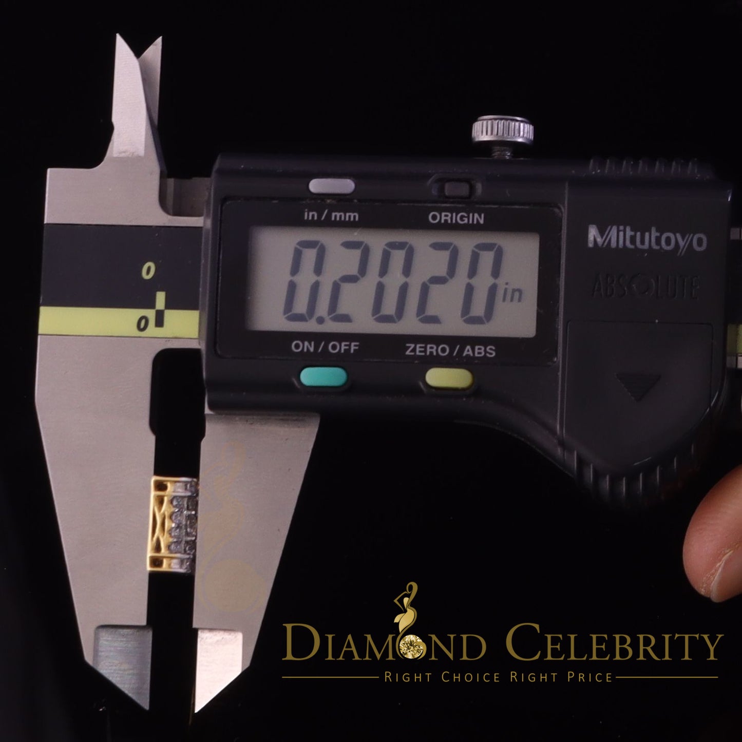 DiamondCelebritees 1.75ct Vvs 'D' Color Genuine Moissanite Stud SQUARE Earring10k Real Yellow Gold