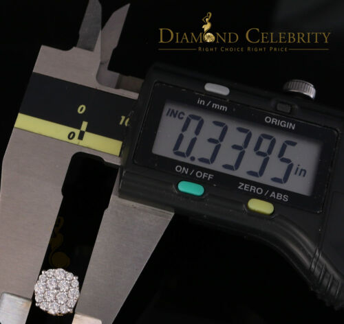 DiamondCelebritees 925 Sterling Yellow Silver 2.0ct Cubic Zirconia Round Women's Stud Earrings