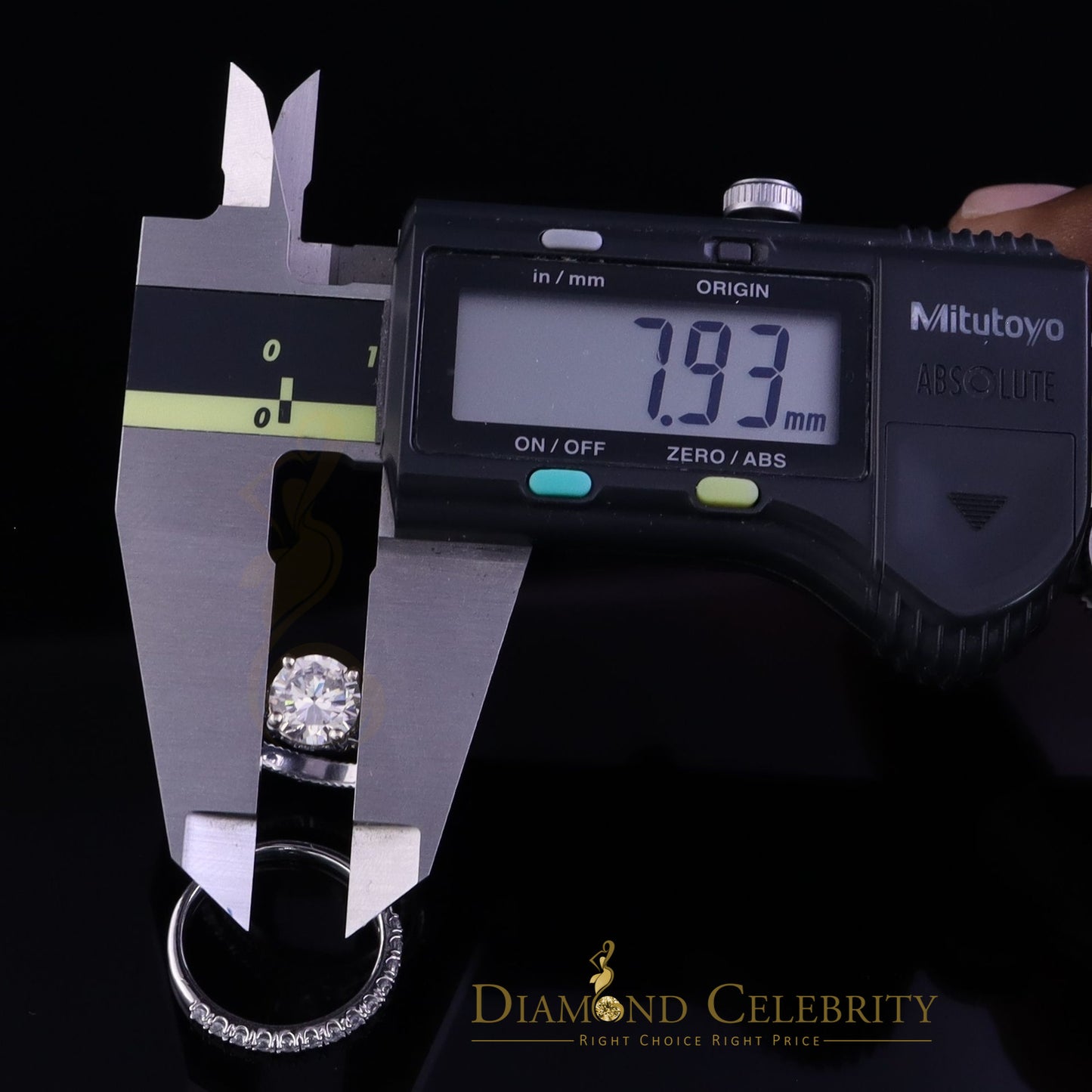 DiamondCelebritees 4.29ct White Cubic Zirconia 925 Sterling Silver Bridal Fashion Womens Ring SZ 7