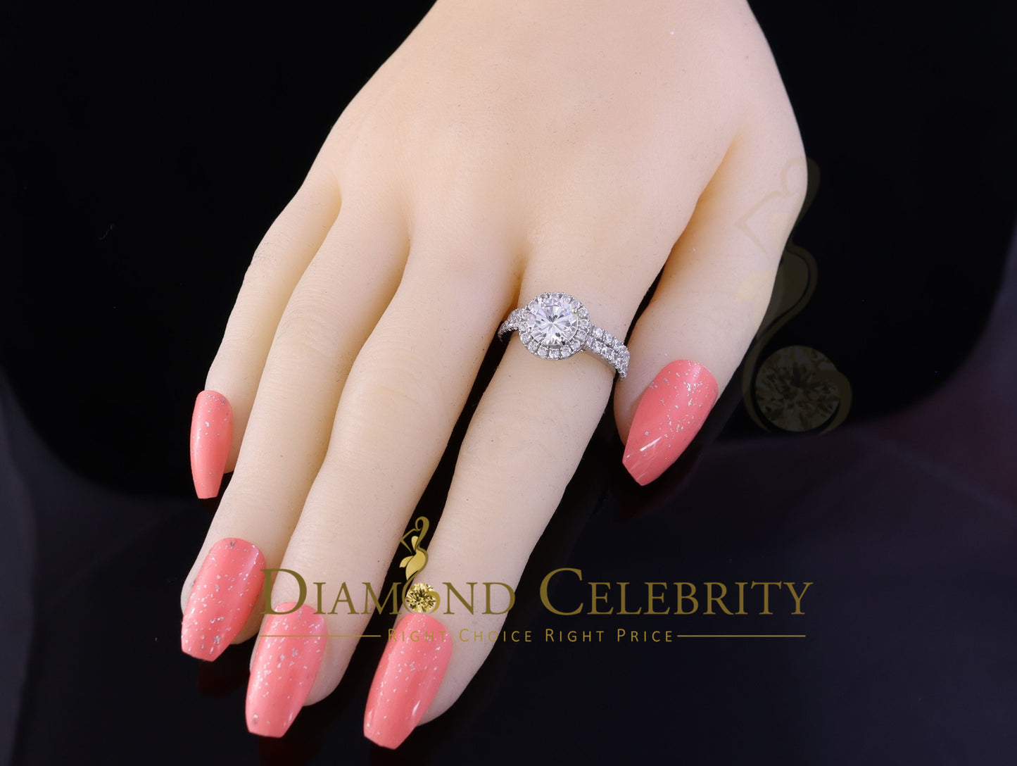 DiamondCelebritees 4.58ct White Cubic Zirconia 925 Sterling Silver Bridal Fashion Womens Ring SZ 7