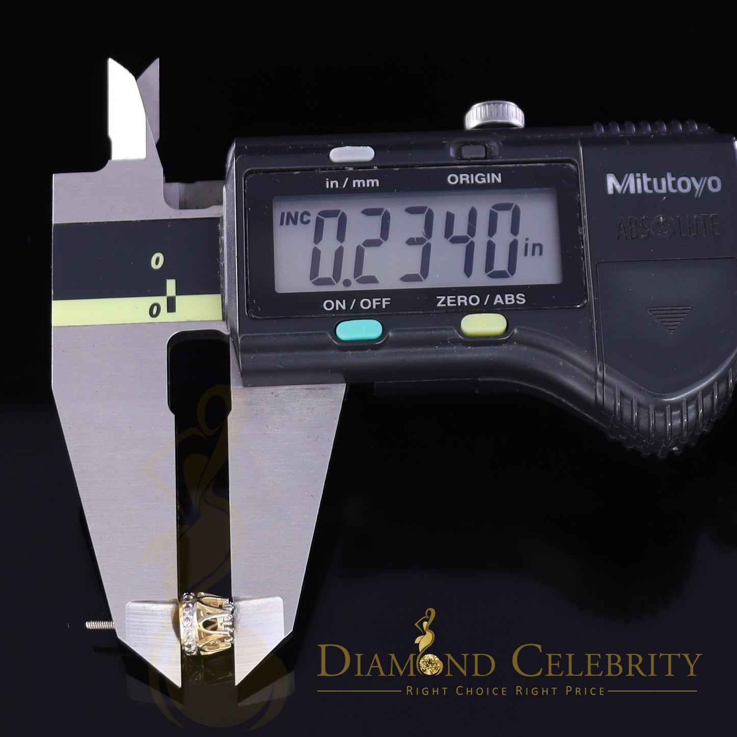 DiamondCelebritees 925 Sterling Silver Yellow 0.05ct Diamond For Men's & Women's Floral Earrings