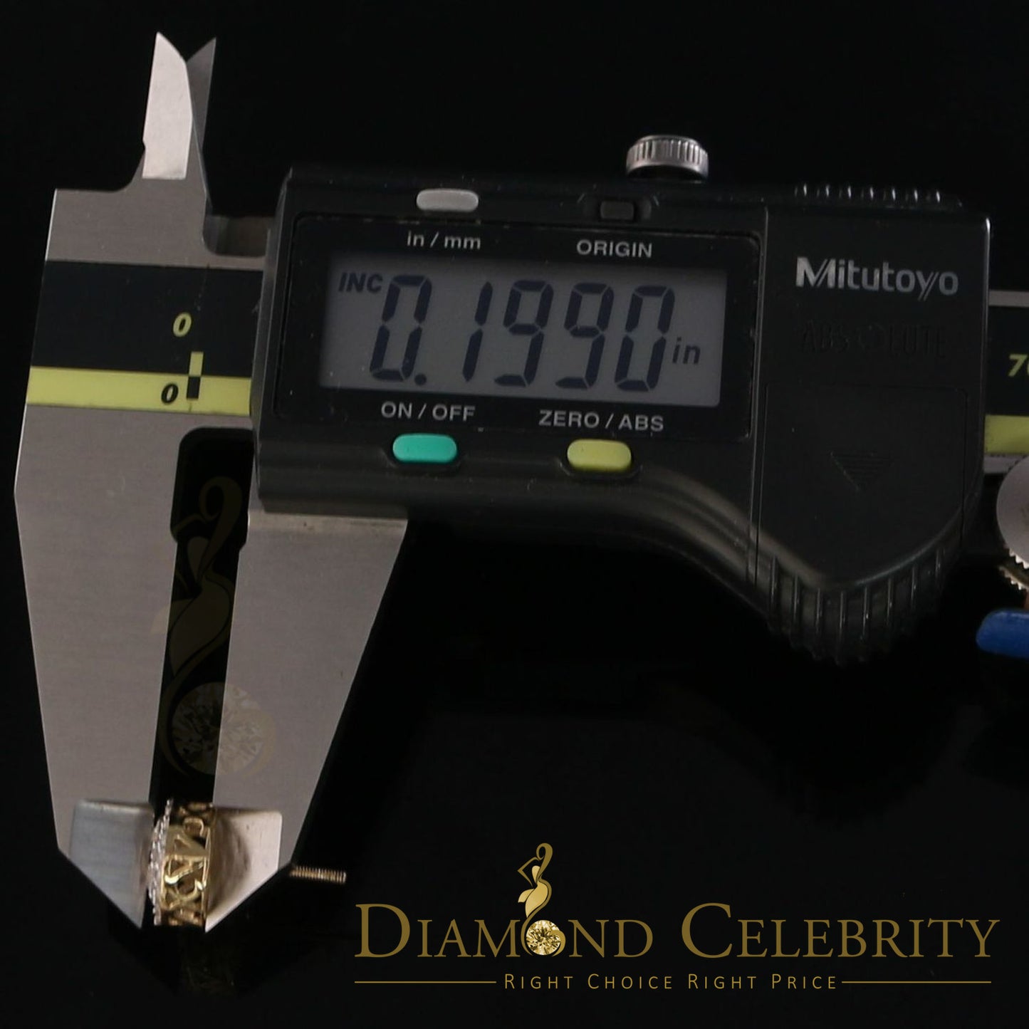 DiamondCelebritees 925 Silver Yellow 1.00ct Moissanite Women's & Men's Hip Hop Round Earrings