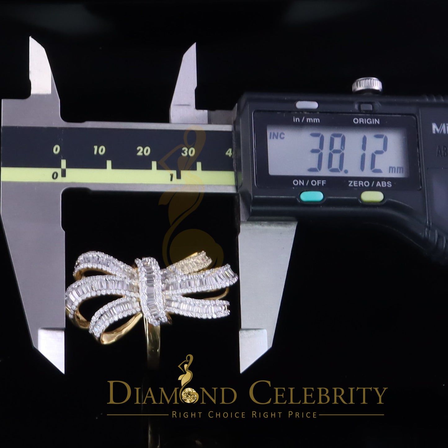 DiamondCelebritees 4.20ct Cubic Zirconia In 925 Sterling Yellow Silver Cocktail Womens Ring Size 9