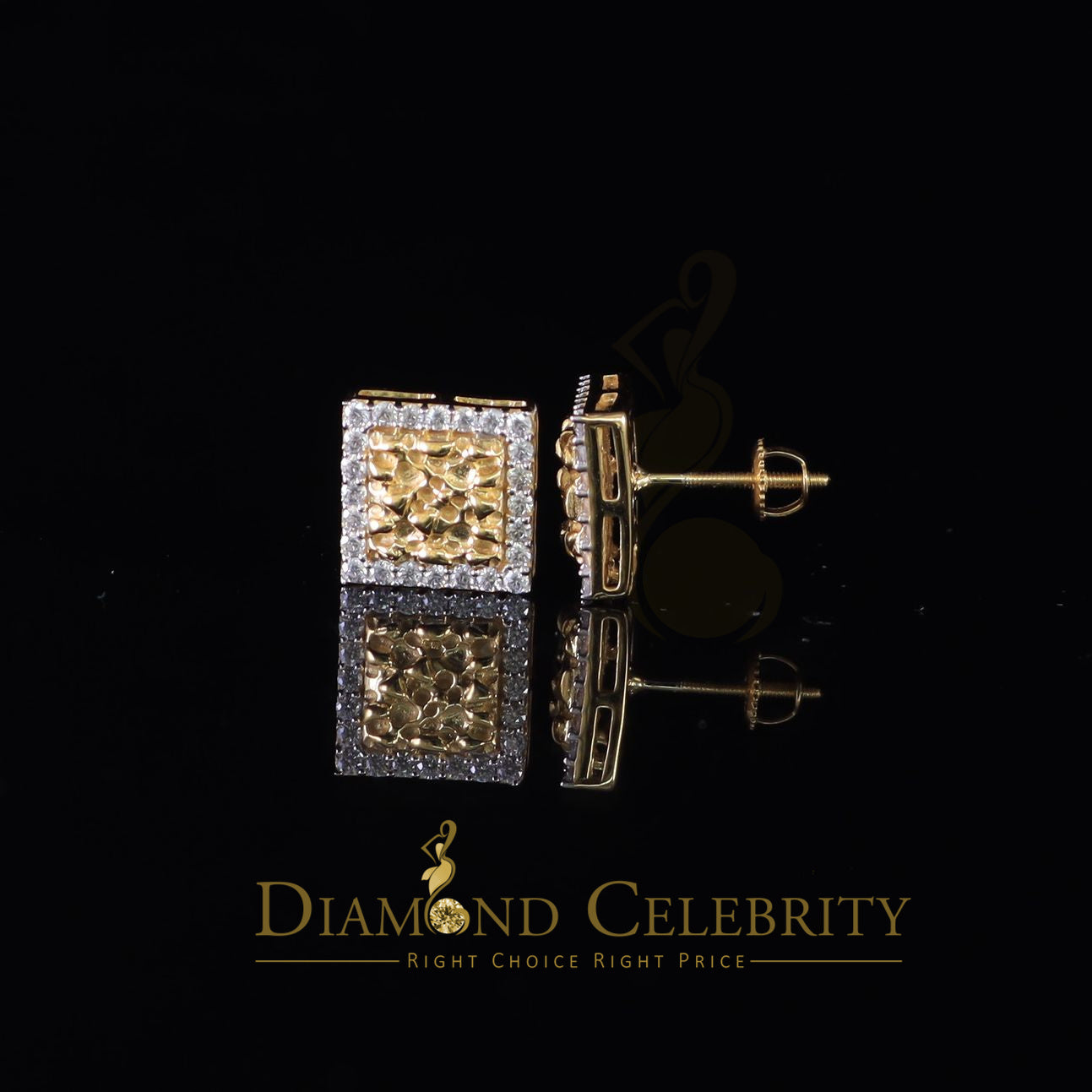 DiamondCelebritees 1.50ct Moissanite White 925 Sterling Silver Women's Hoop Earrings