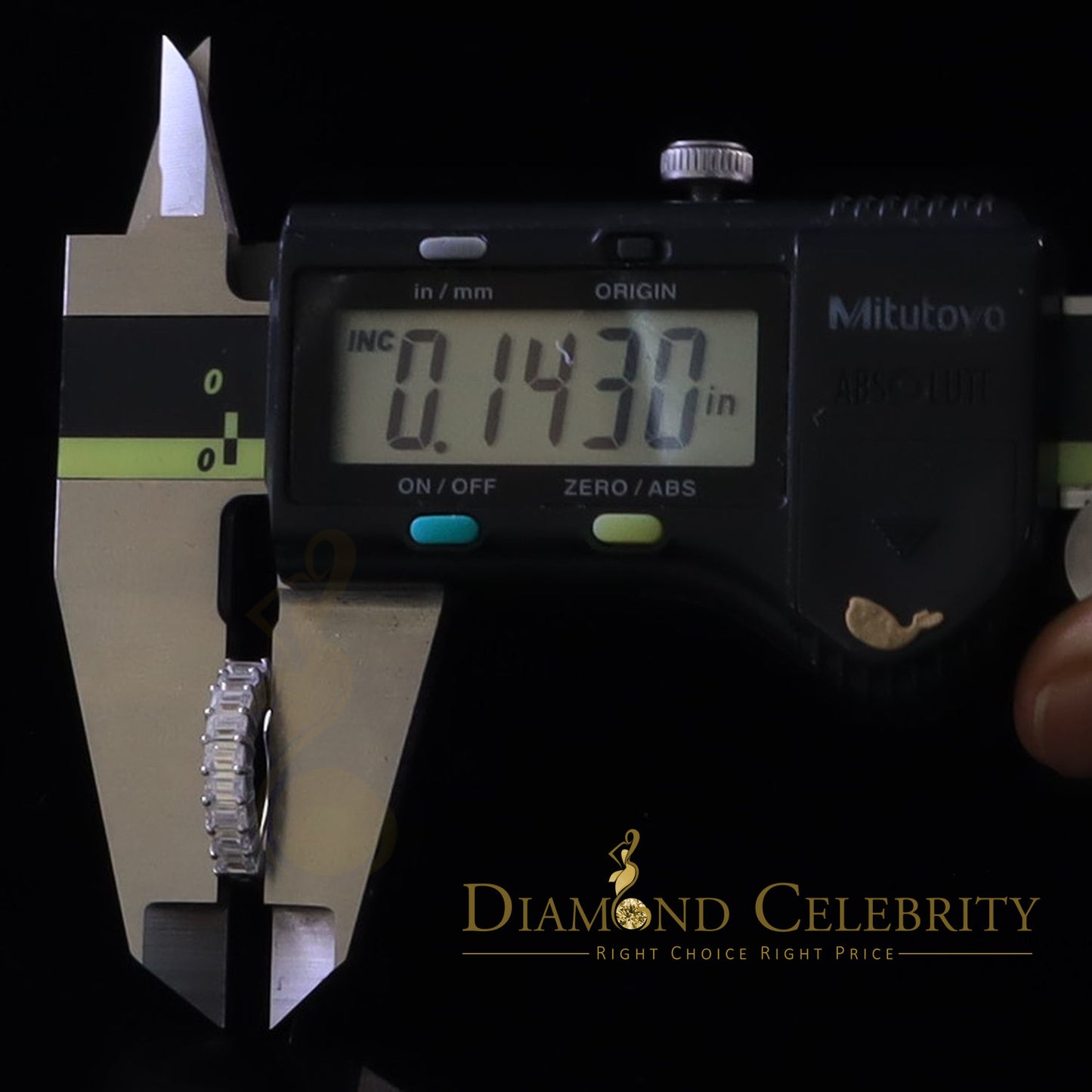 Diamondcelebritees 1.66ct Moissanite Baugutte White 925 Sterling Silver Women's Hoop Earrings