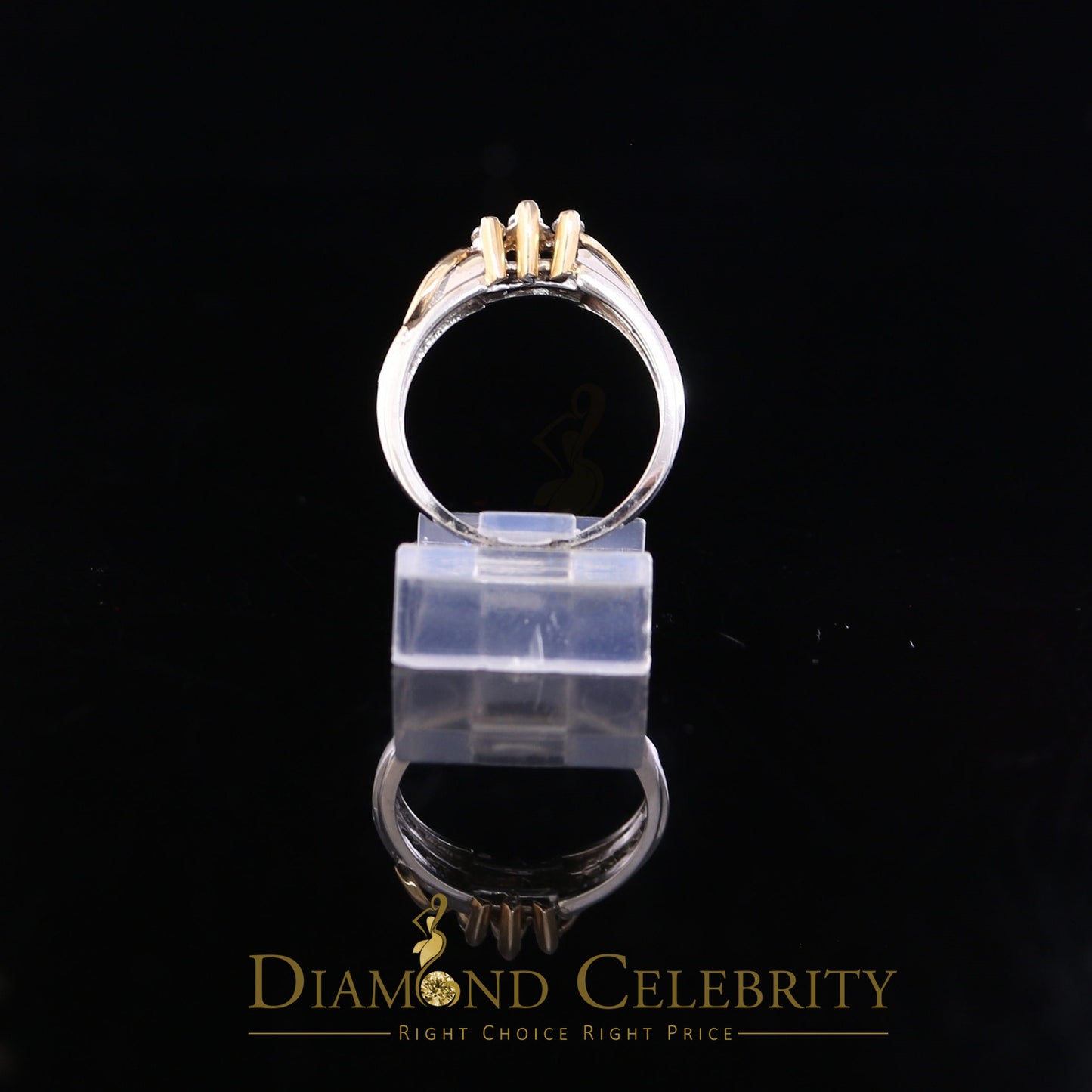 DiamondCelebritees Real 0.50CT Diamond with 14kt White Gold Womens Marquise Shape Ring Size 6.5