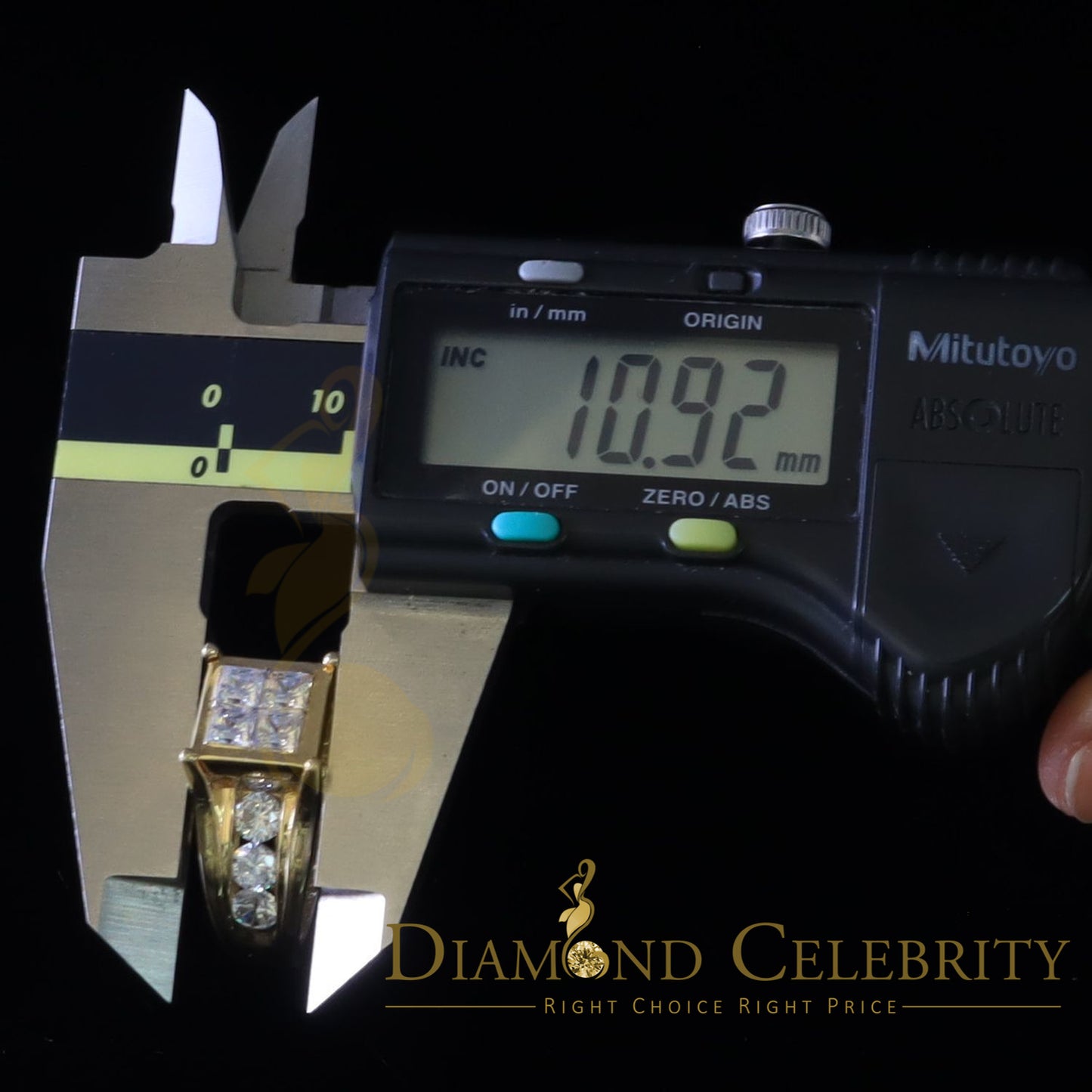 DiamondCelebritees 925 Sterling Yellow Silver 3.50 ct Square Cubic Zirconia Bridal Womens Ring SZ 8